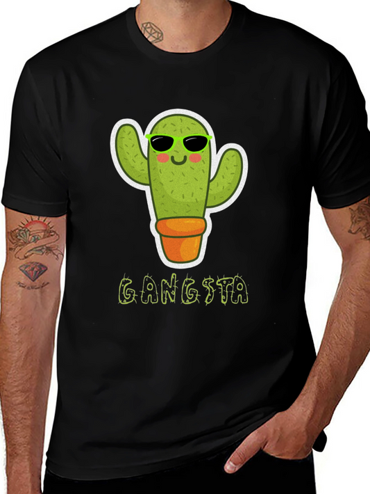 Cool Cactus Gangsta Graphic Tee