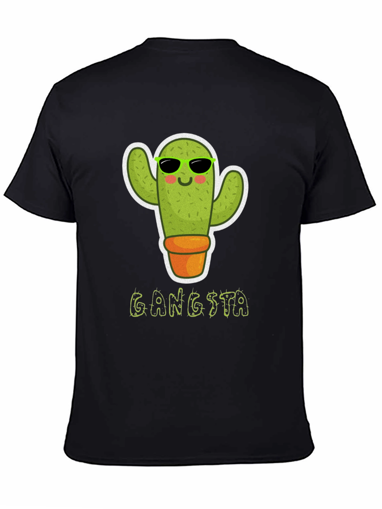 Cool Cactus Gangsta Graphic Tee