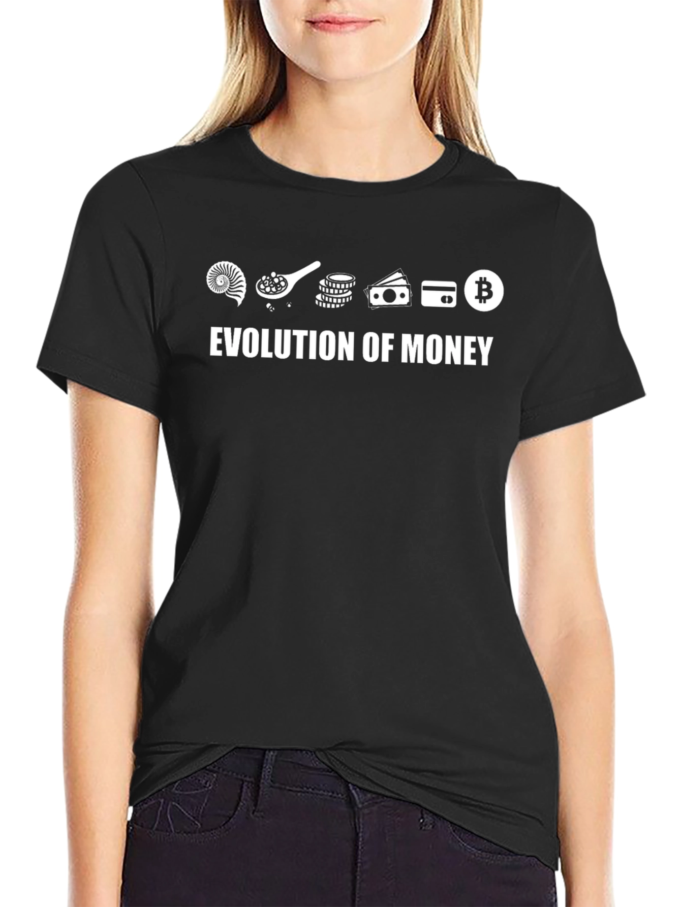 Evolution of Money T-Shirt | Crypto Bitcoin Tee