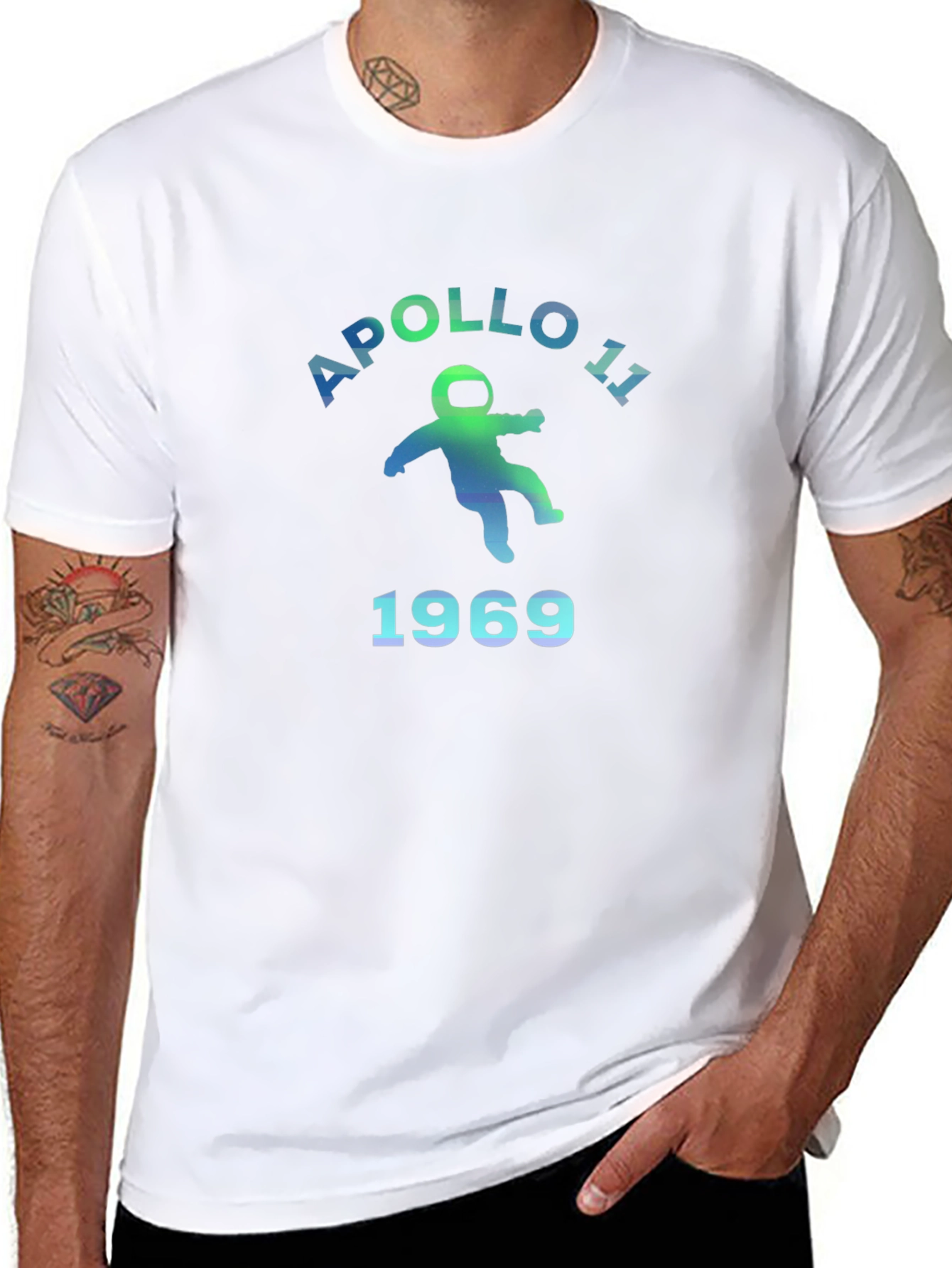 Apollo 11 1969 T-Shirt Retro Spaceman Tee