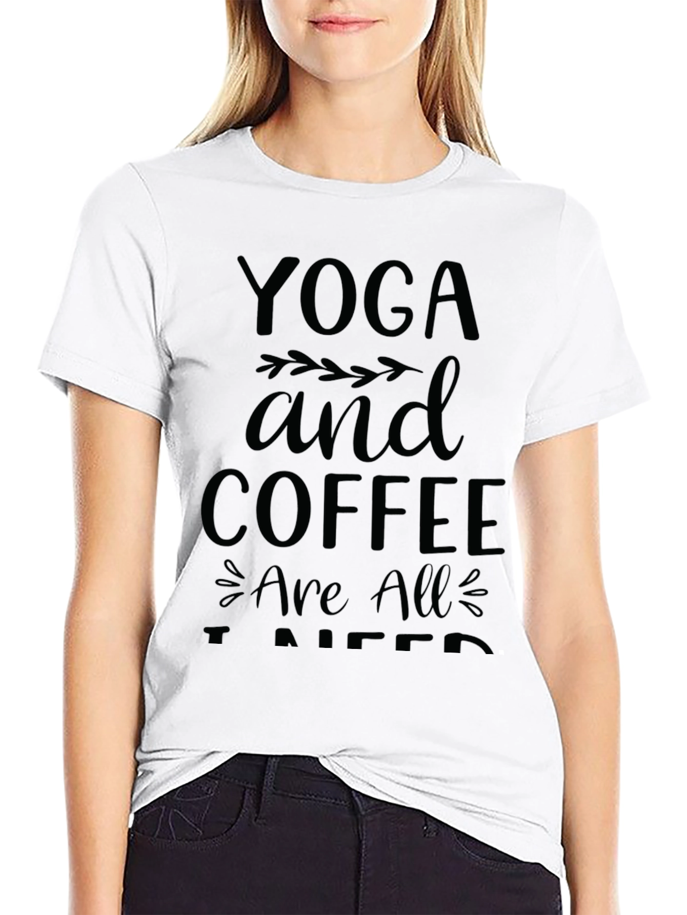 Yoga and Coffee T-Shirt - Relaxed Fit