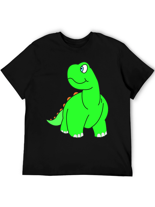 Cartoon Dinosaur Graphic Tee