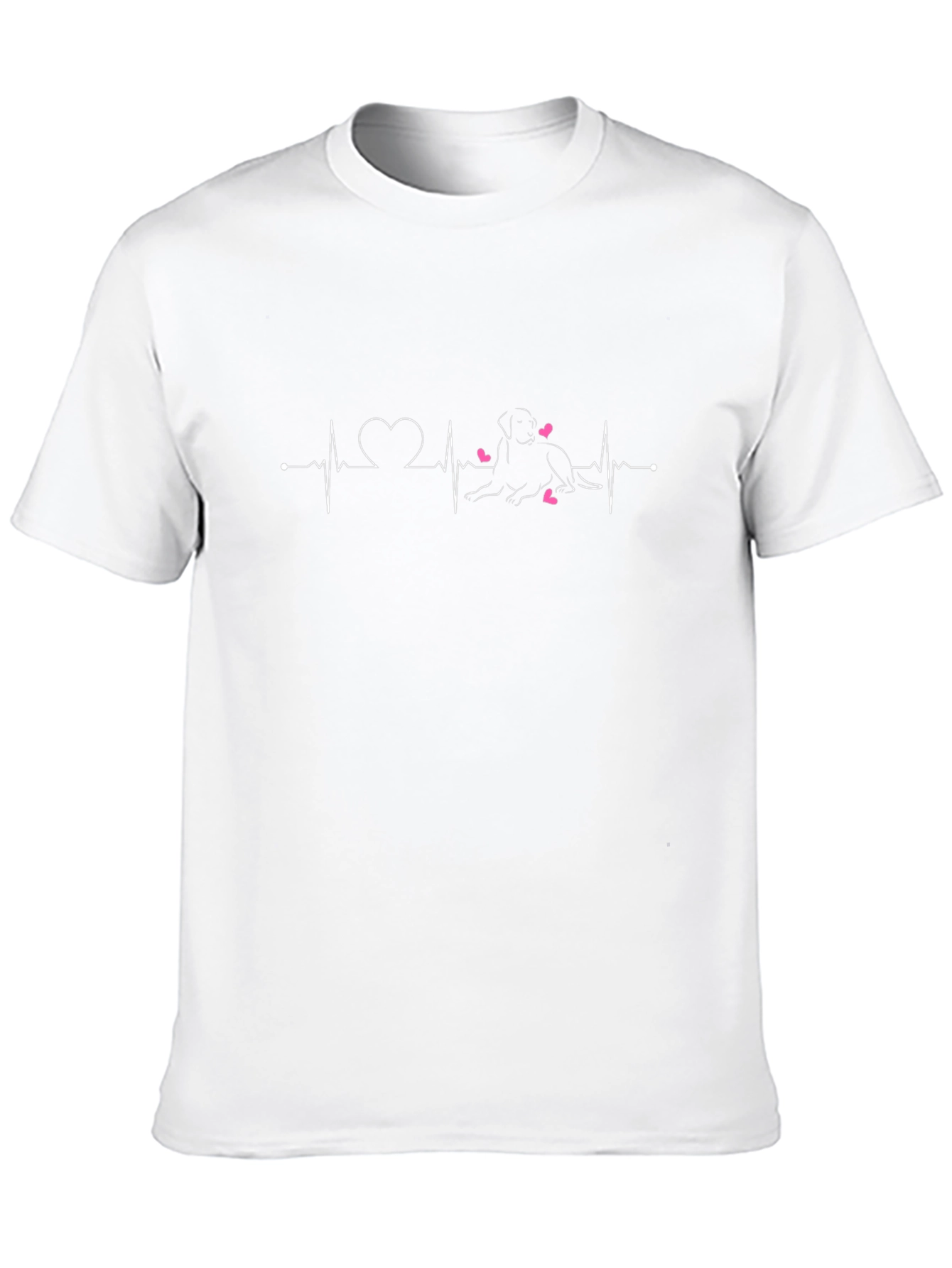 Dog Heartbeat T-Shirt - Love Your Labrador Tee