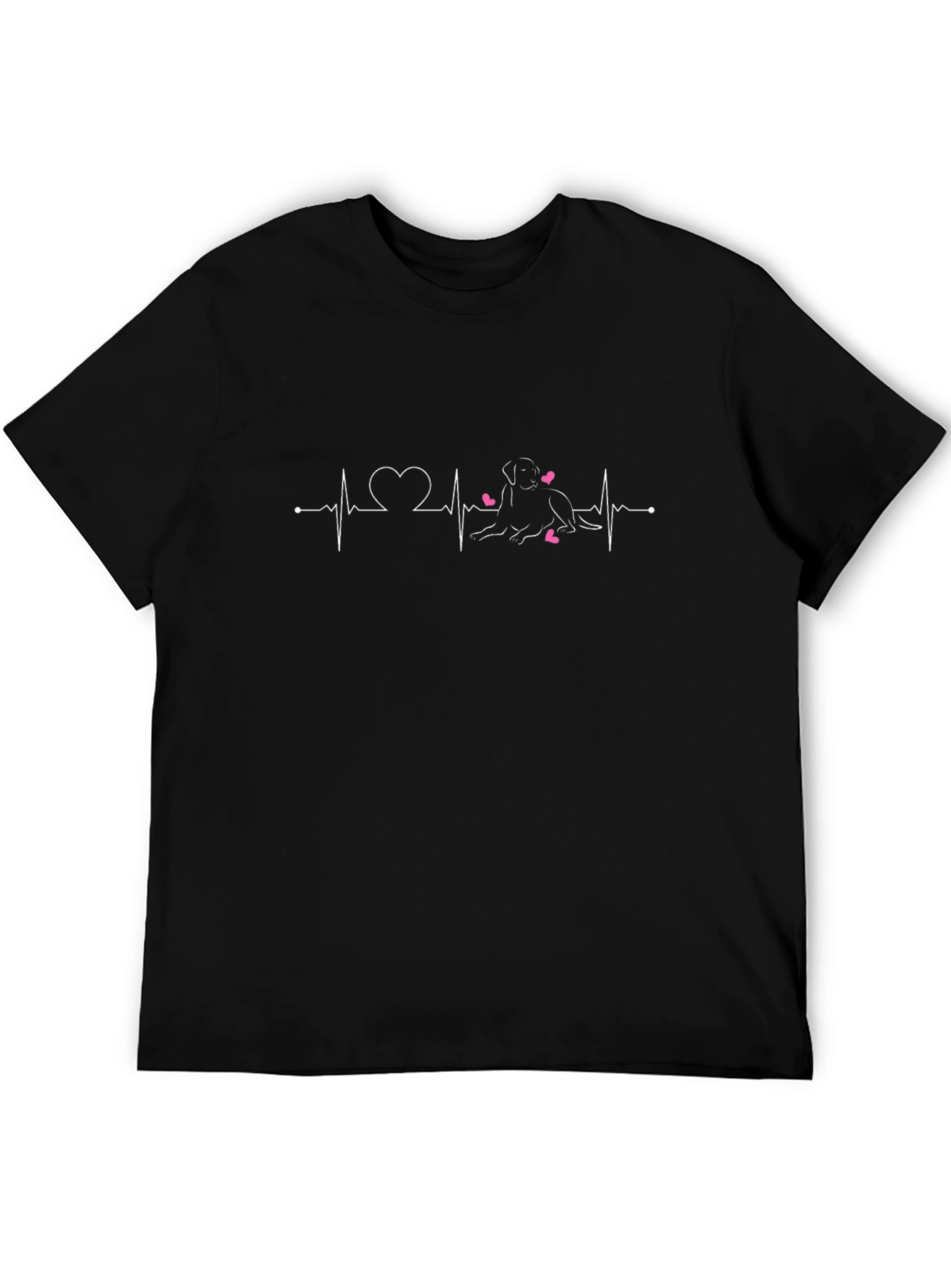 Dog Heartbeat T-Shirt - Love Your Labrador Tee