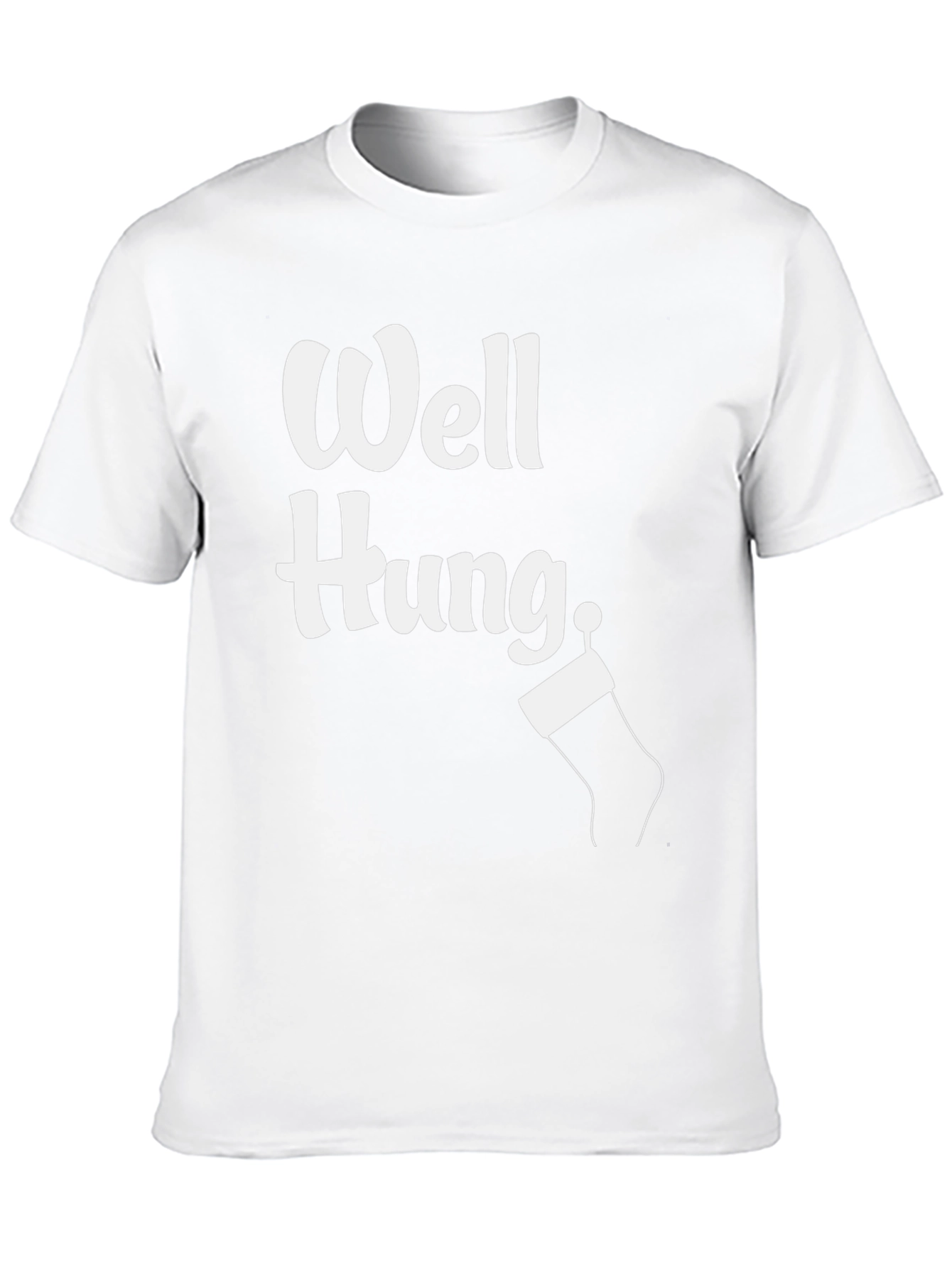Well Hung Christmas Stocking T-Shirt