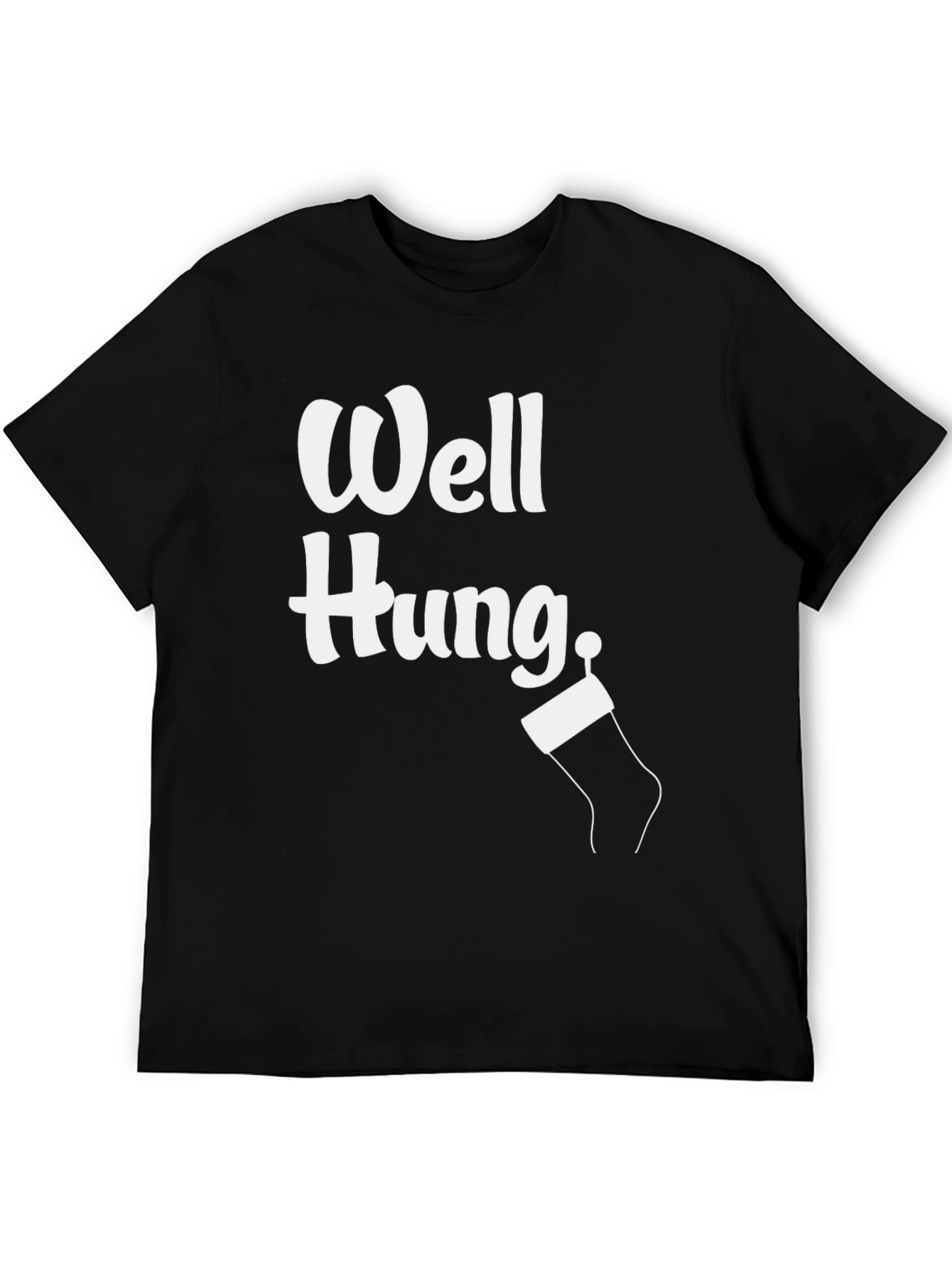 Well Hung Christmas Stocking T-Shirt