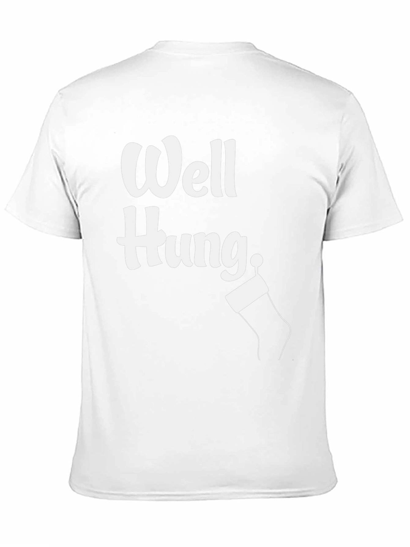Well Hung Christmas Stocking T-Shirt