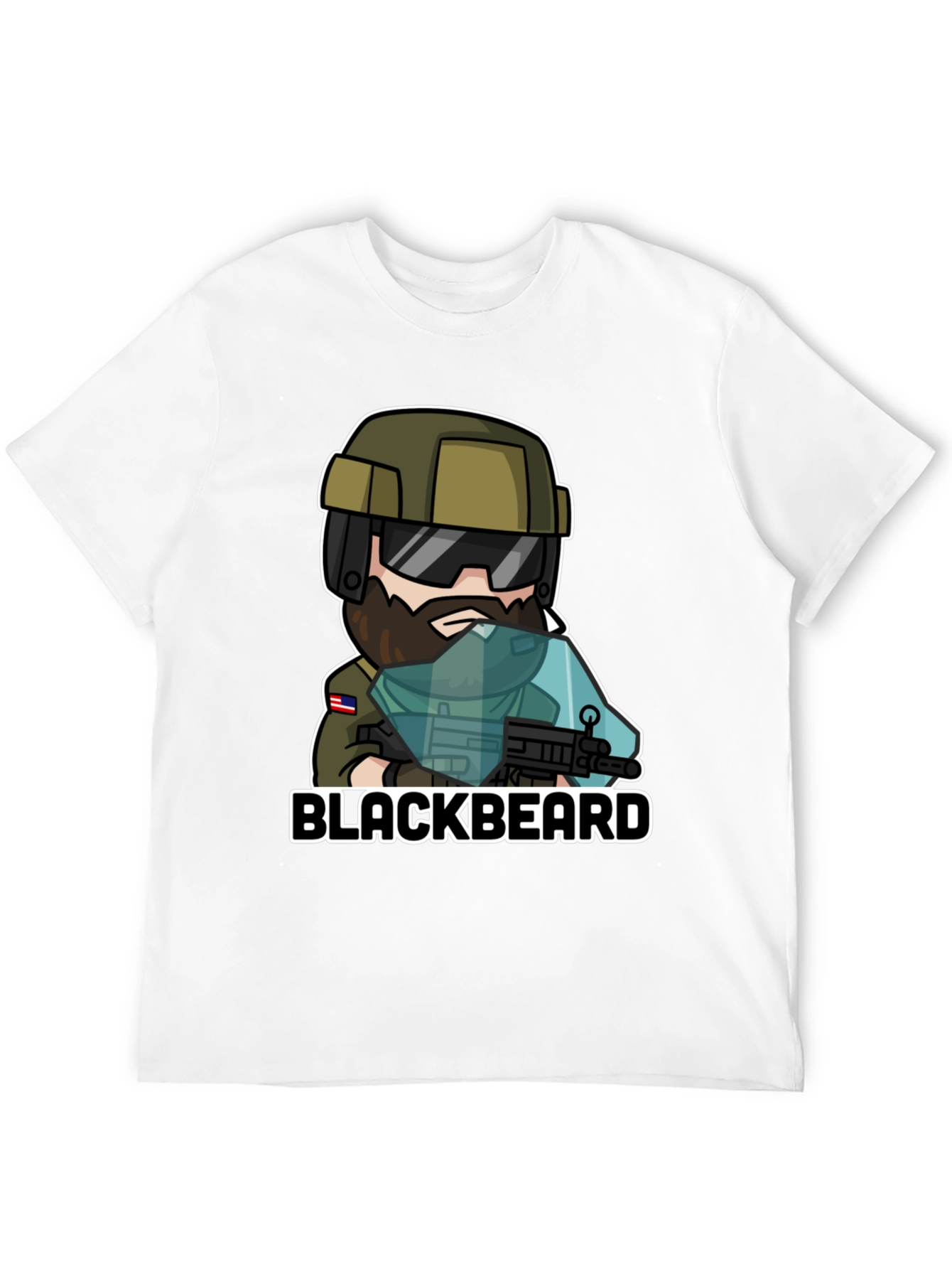 Blackbeard Character Graphic Tee