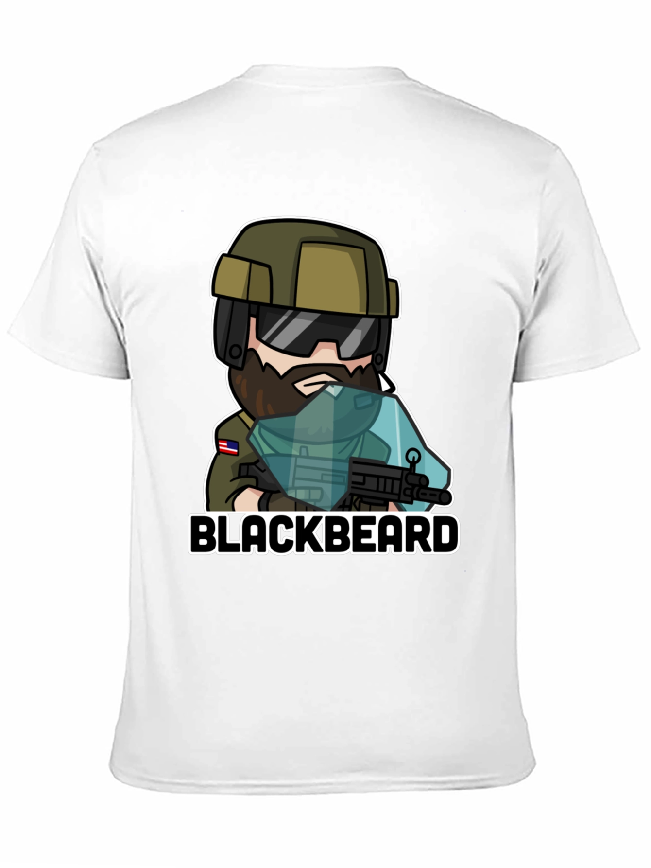 Blackbeard Character Graphic Tee