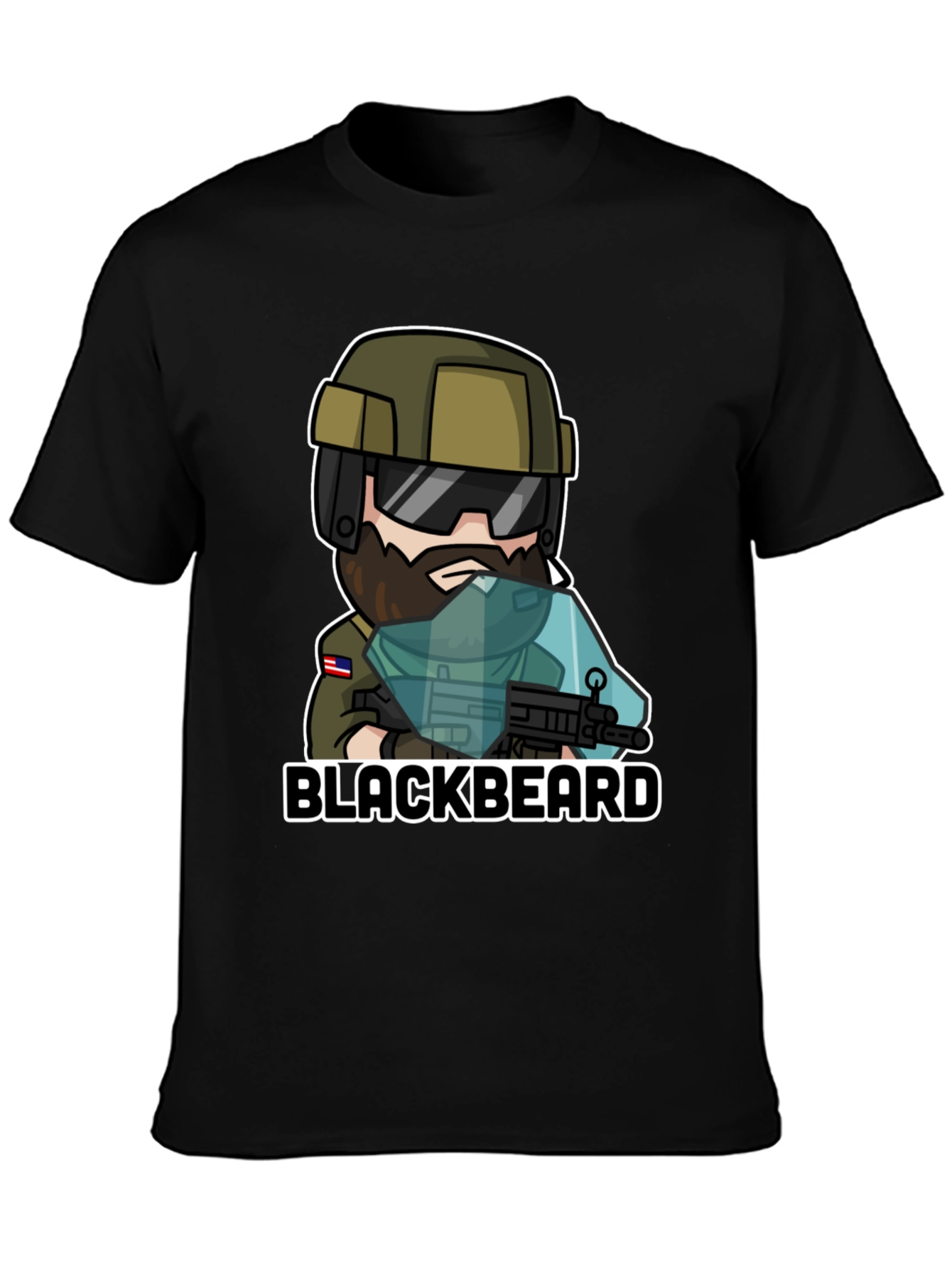 Blackbeard Character Graphic Tee