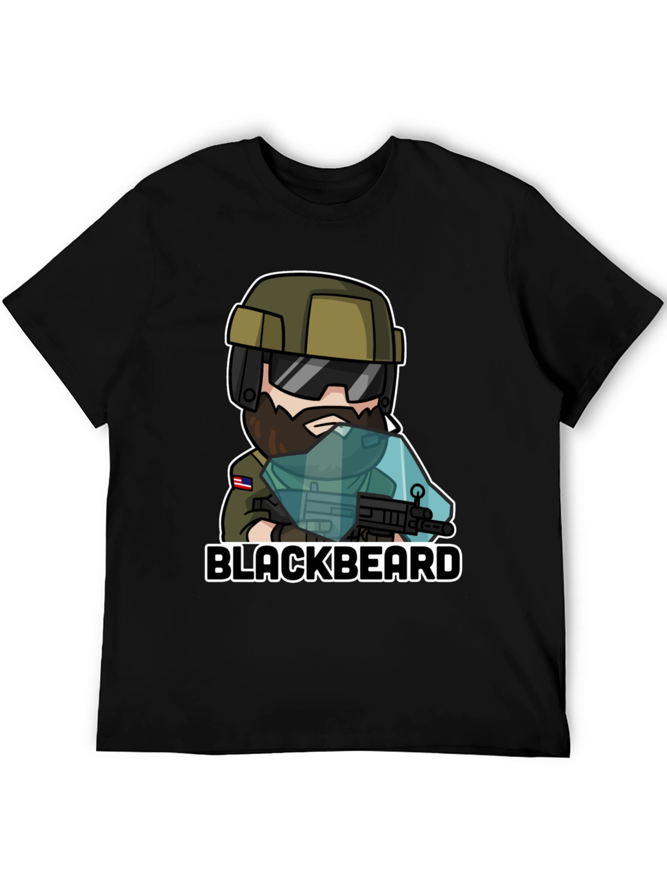 Blackbeard Character Graphic Tee