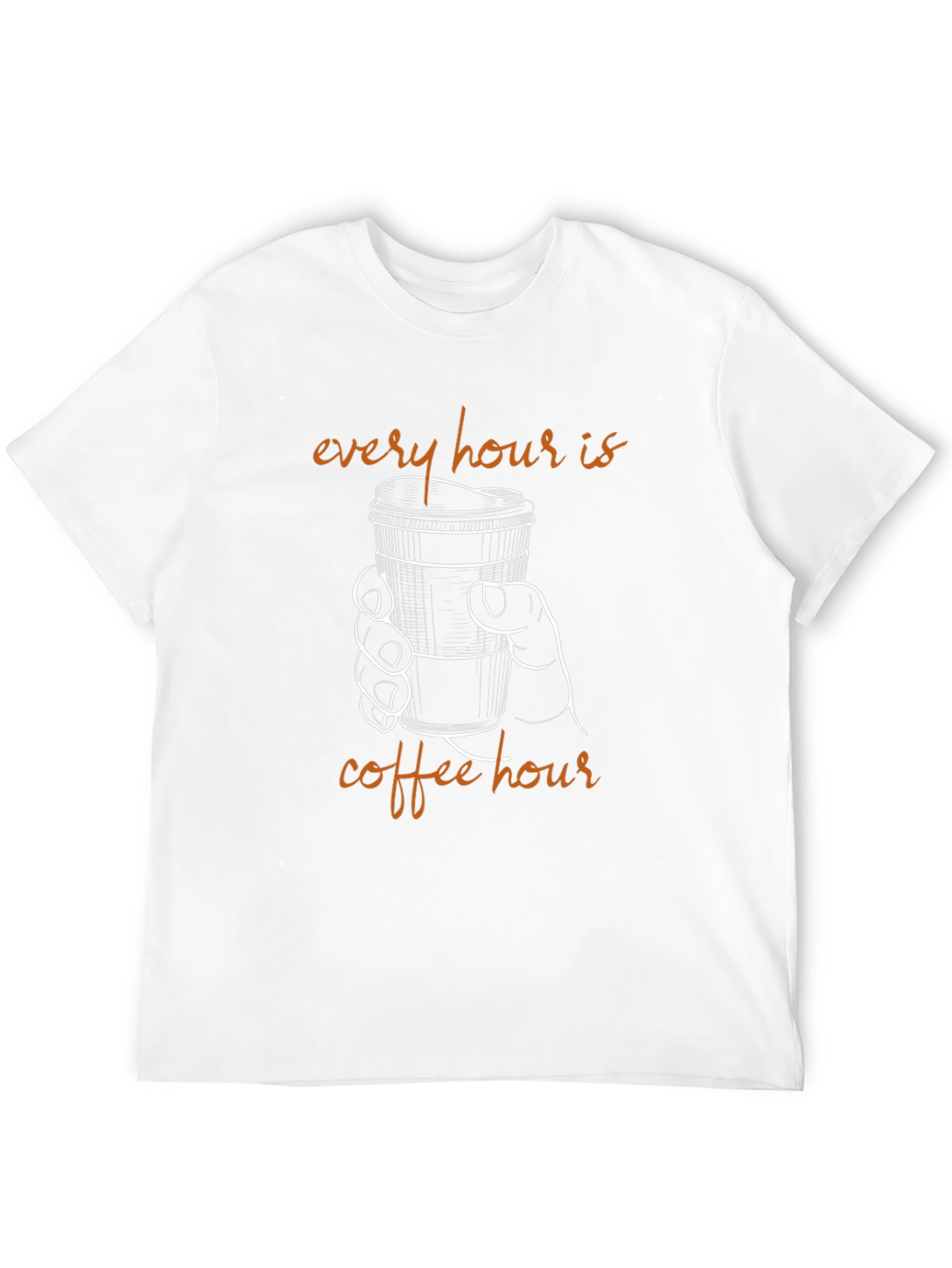Every Hour is Coffee Hour Black T-Shirt