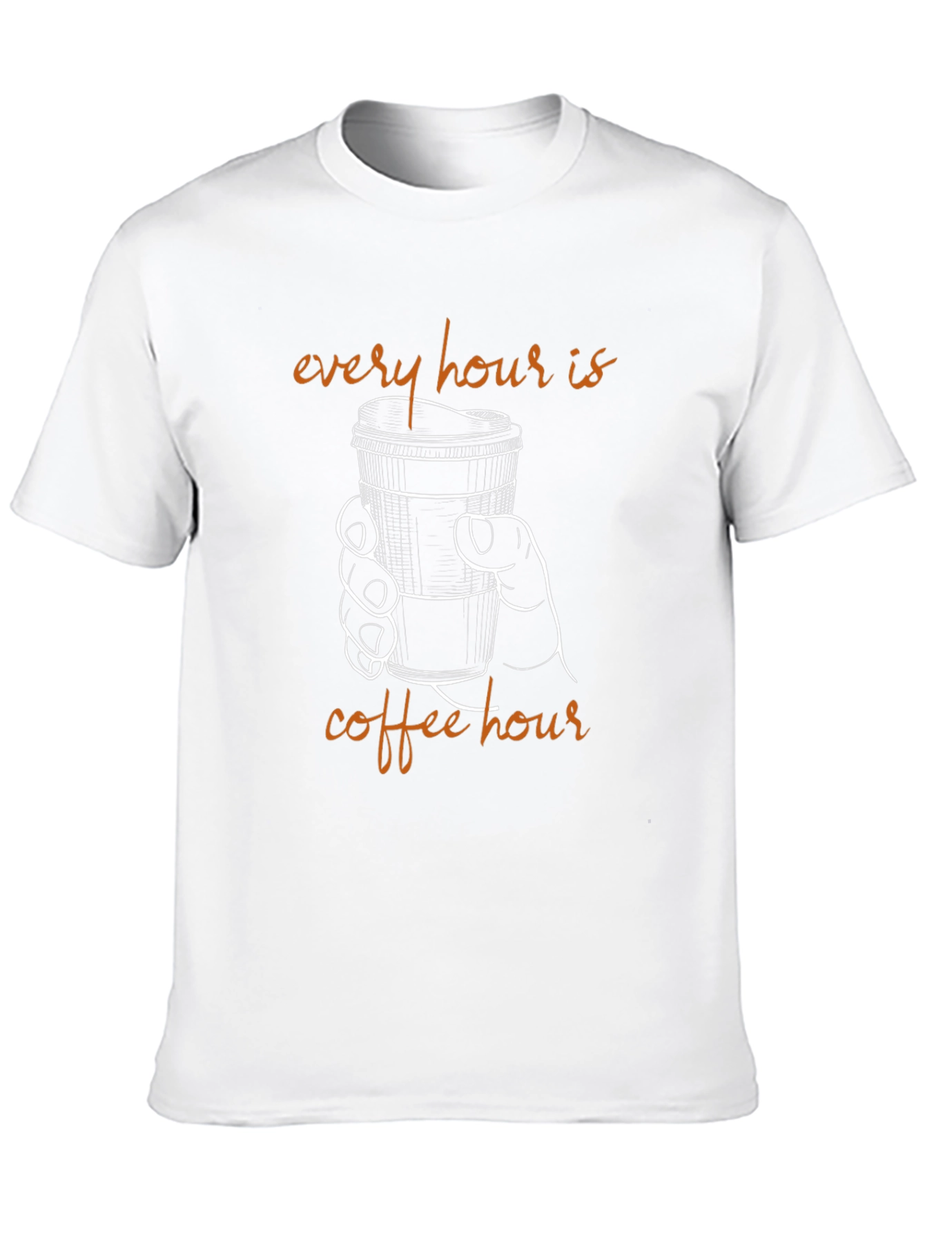 Every Hour is Coffee Hour Black T-Shirt