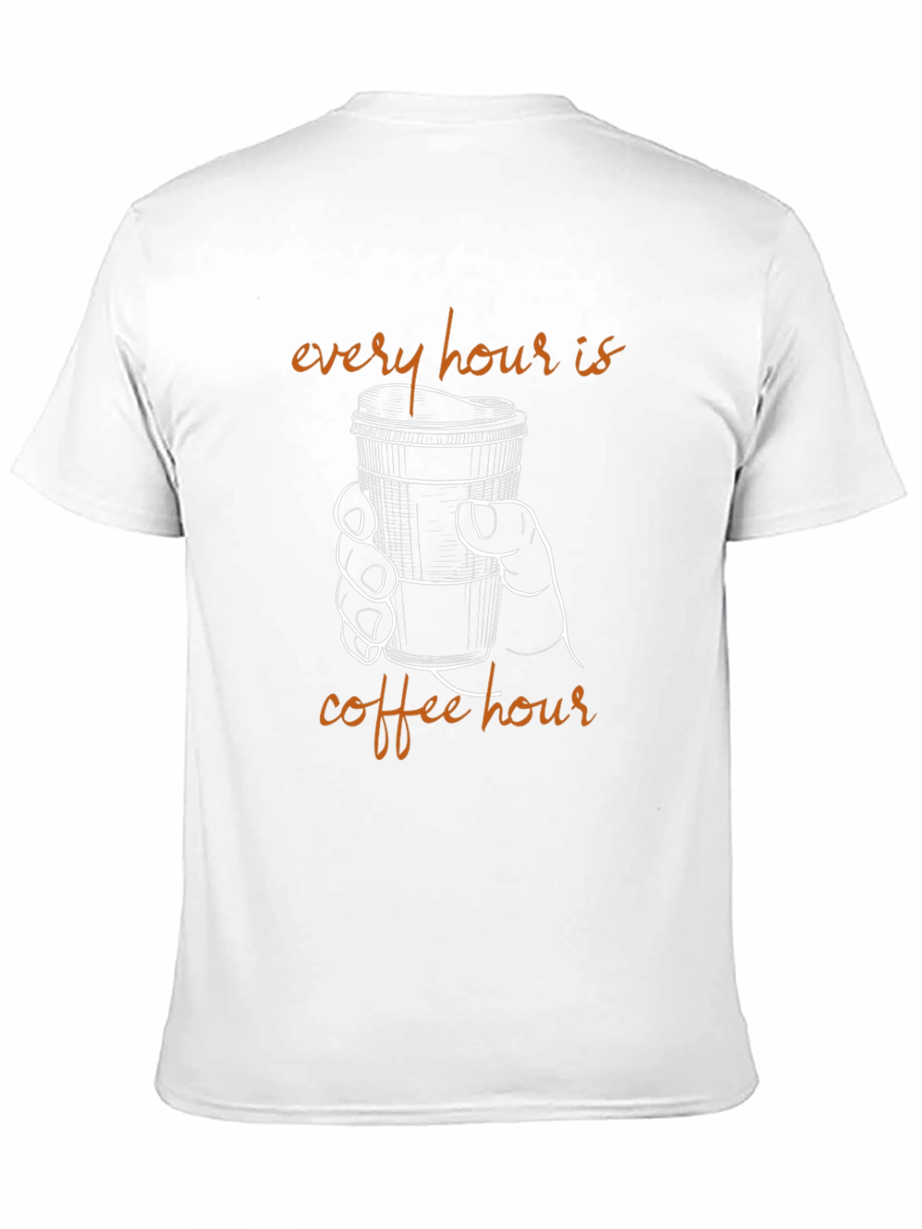 Every Hour is Coffee Hour Black T-Shirt