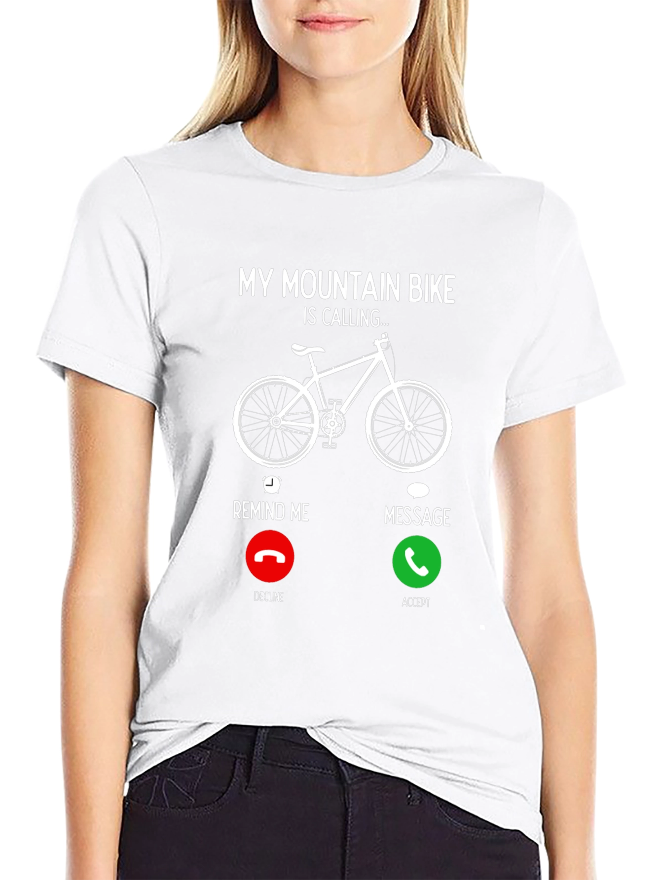 Mountain Bike Calling Graphic T-Shirt