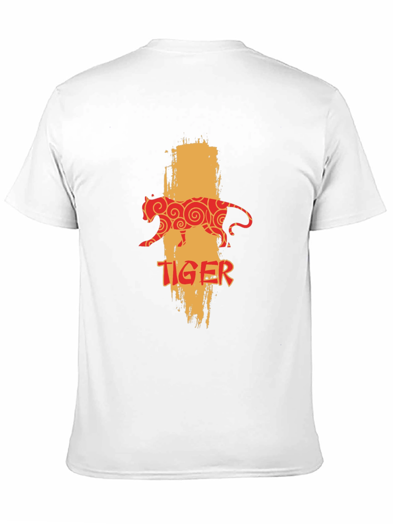 Tiger Graphic Print Black T-Shirt