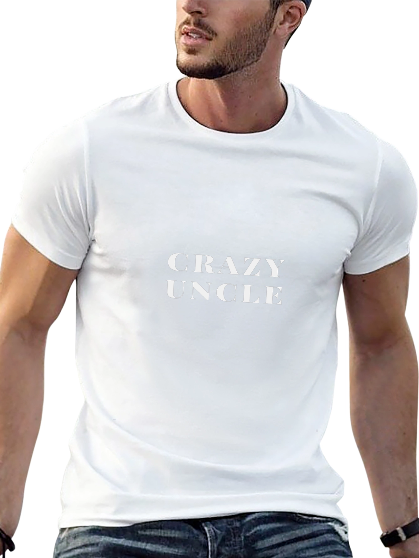 Crazy Uncle Black T-Shirt