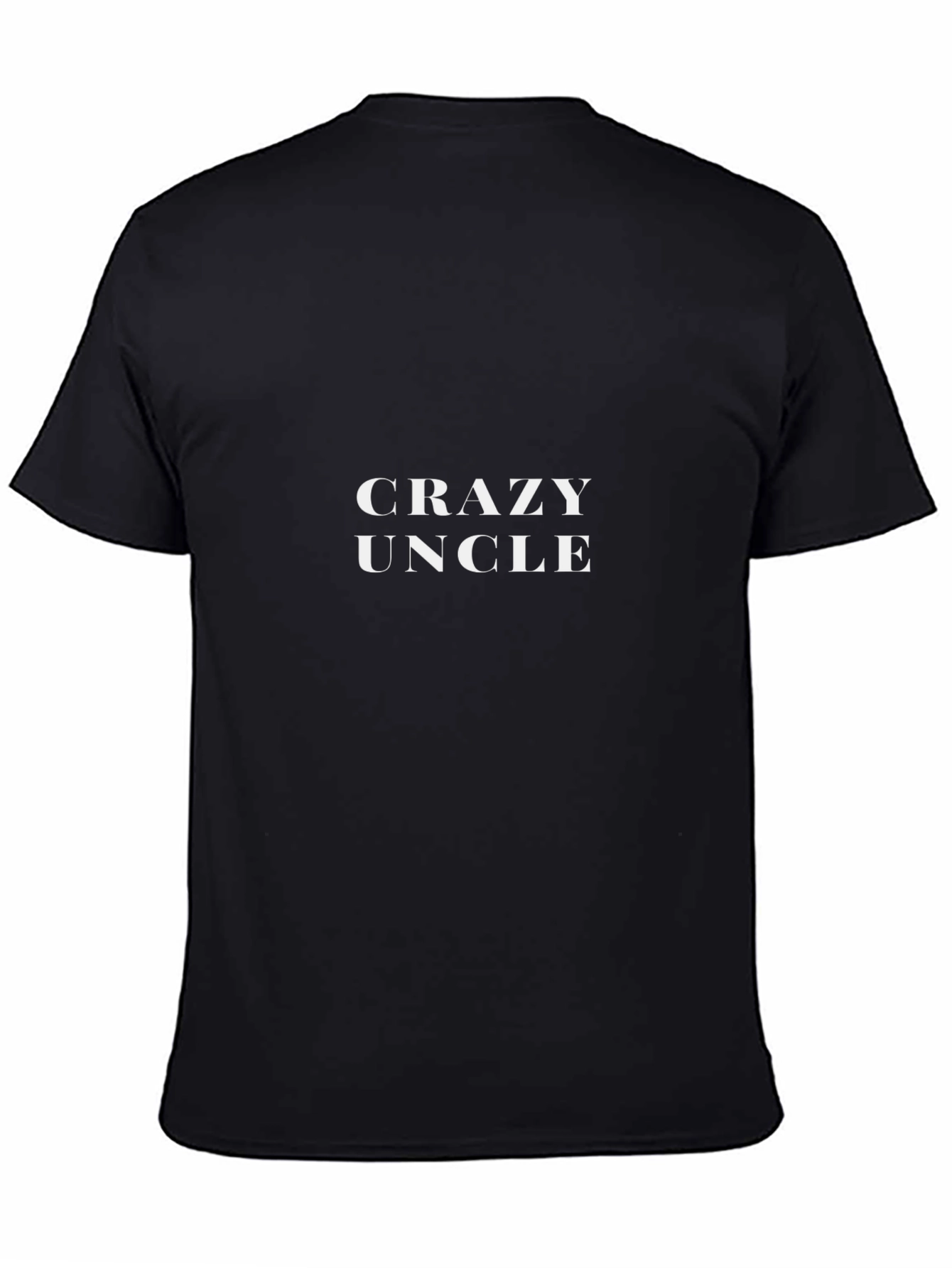 Crazy Uncle Black T-Shirt