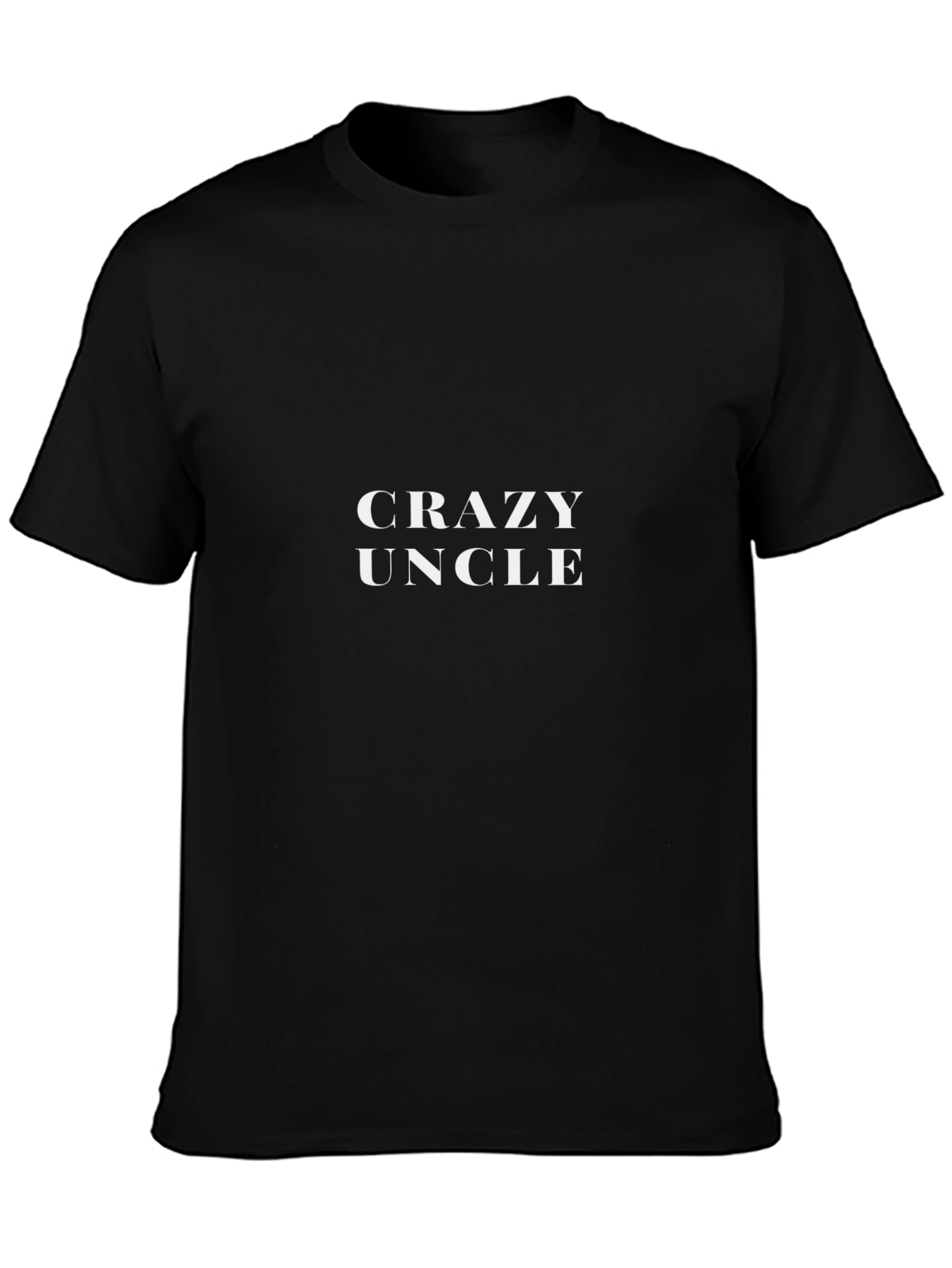 Crazy Uncle Black T-Shirt