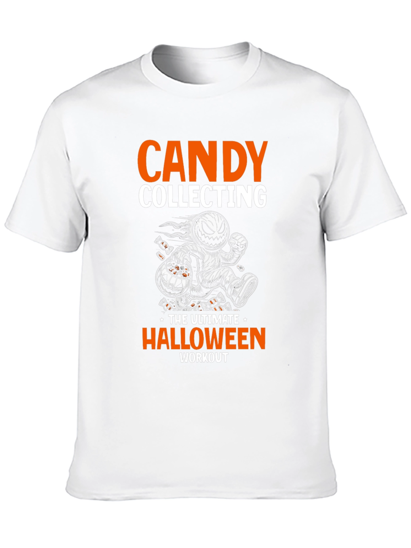 Candy Collecting Halloween Workout Graphic Tee