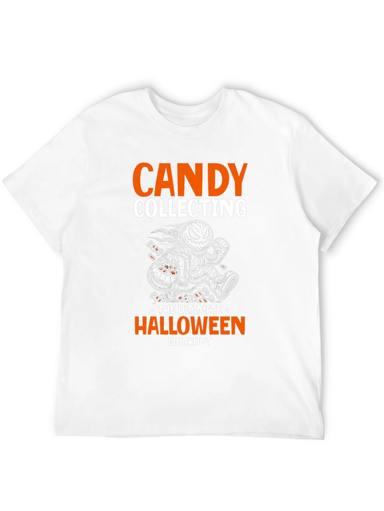 Candy Collecting Halloween Workout Graphic Tee