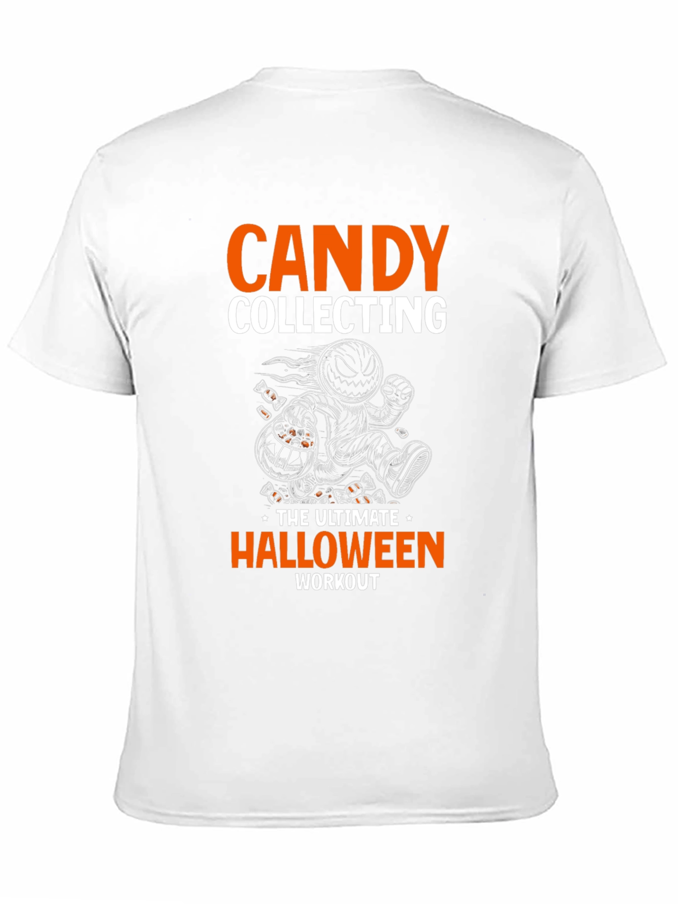 Candy Collecting Halloween Workout Graphic Tee