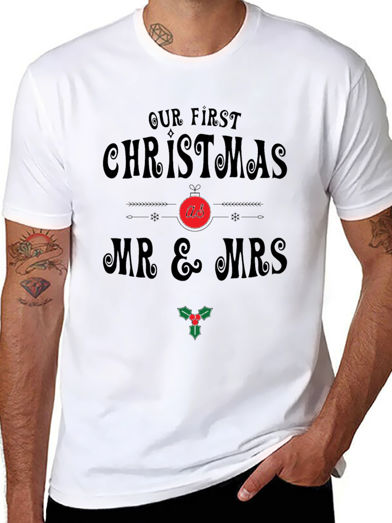 Our First Christmas Mr & Mrs T-Shirt