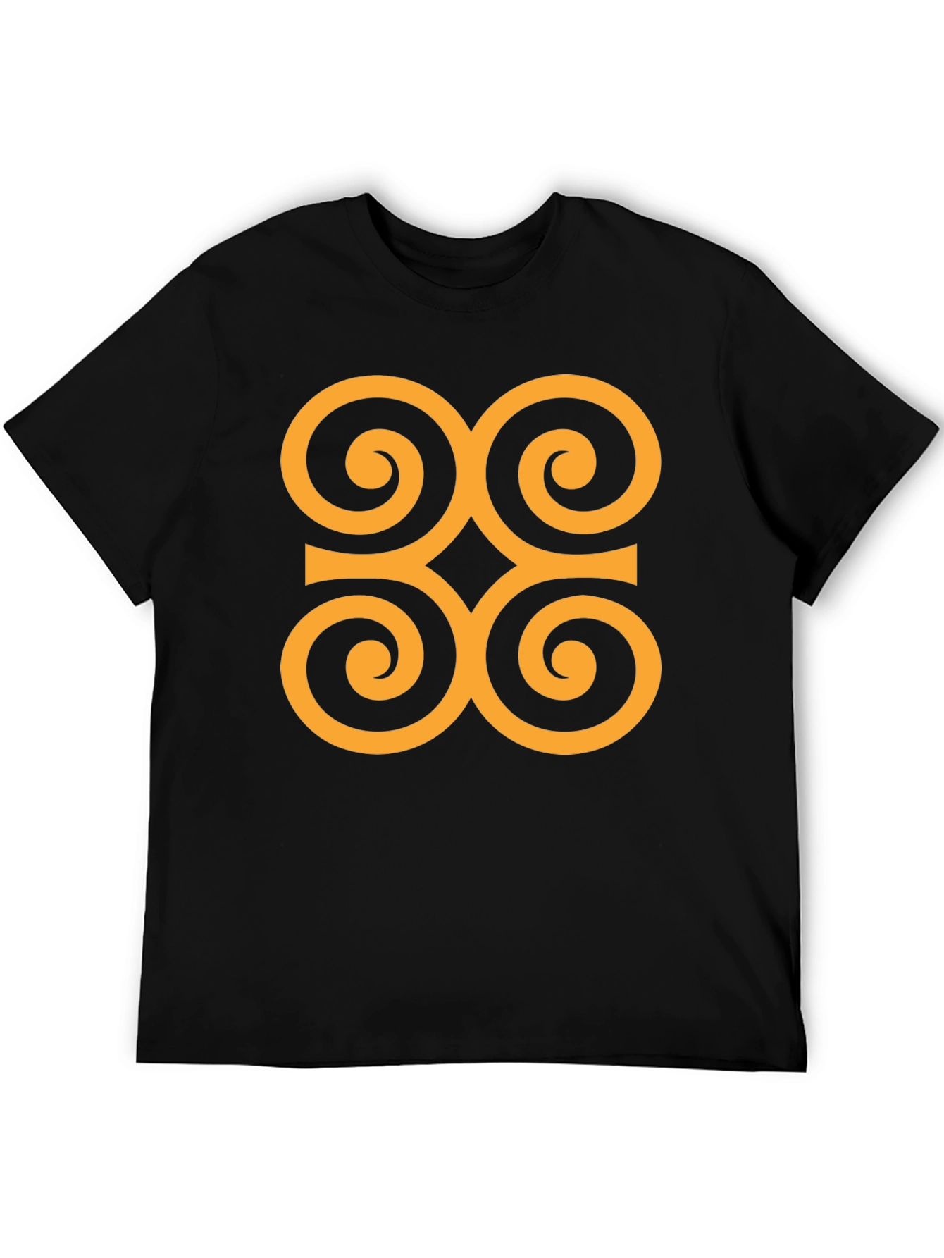 Adinkra Symbol Graphic Tee - Black