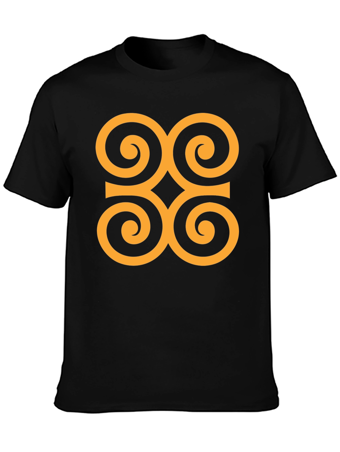 Adinkra Symbol Graphic Tee - Black