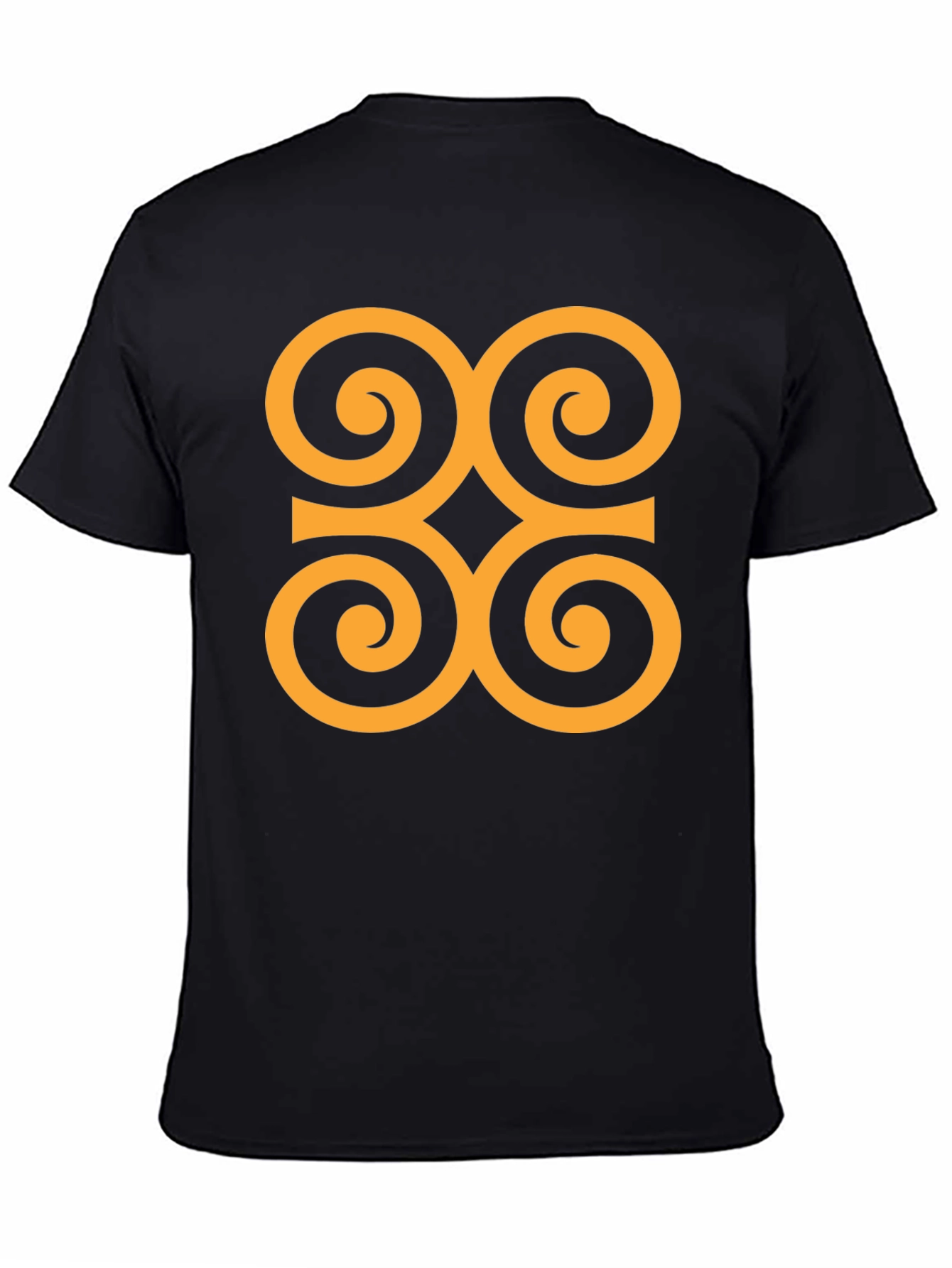 Adinkra Symbol Graphic Tee - Black