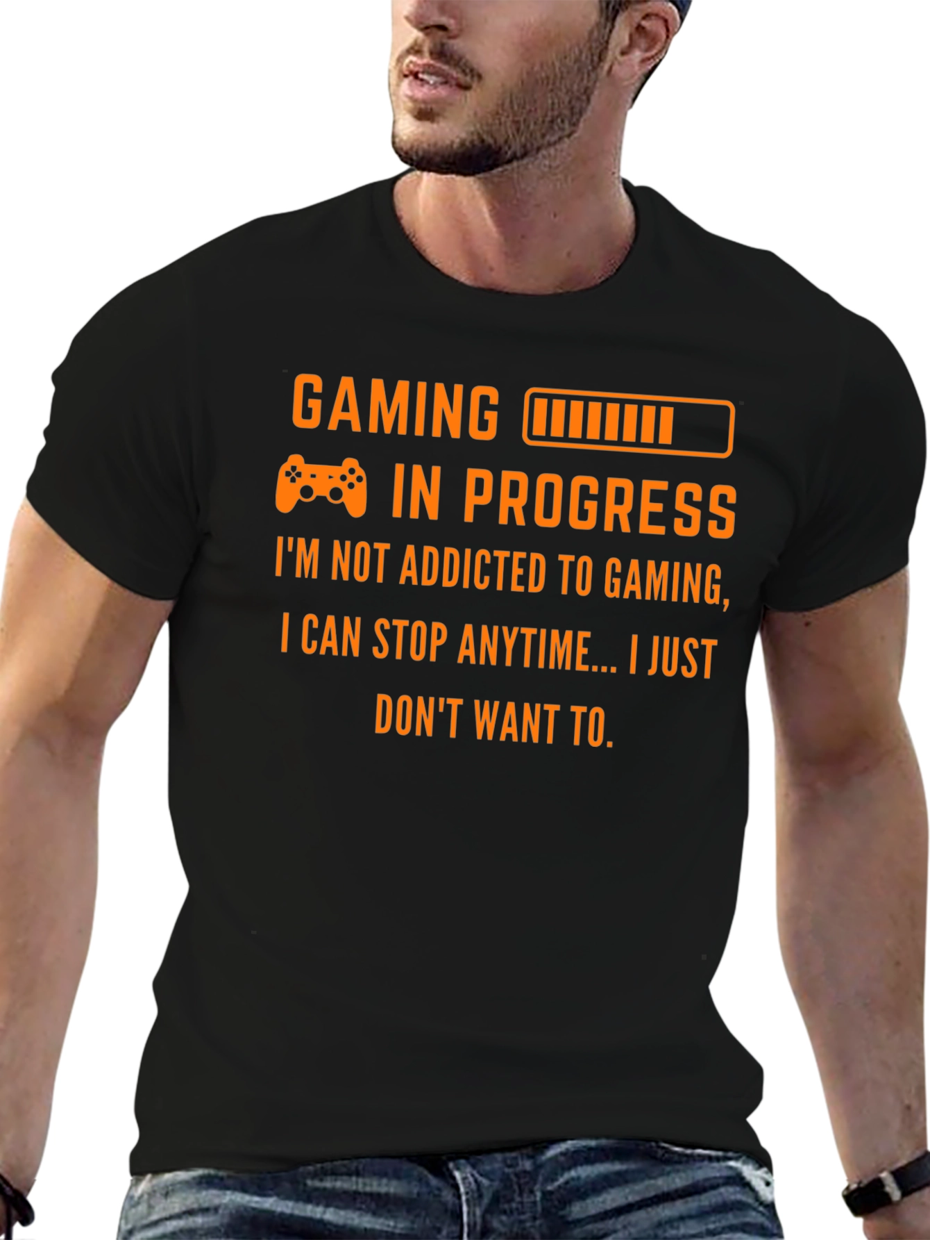 Gaming in Progress T-Shirt - Gamer Addict Tee