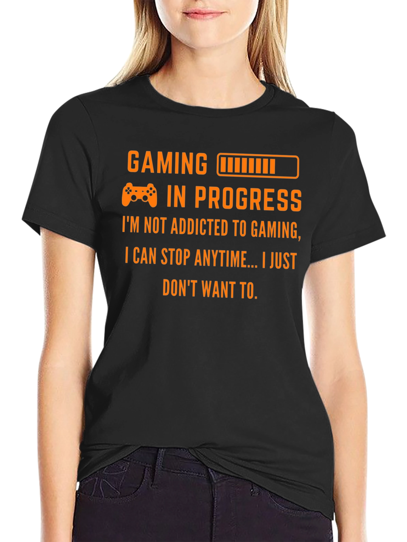 Gaming in Progress T-Shirt - Gamer Addict Tee