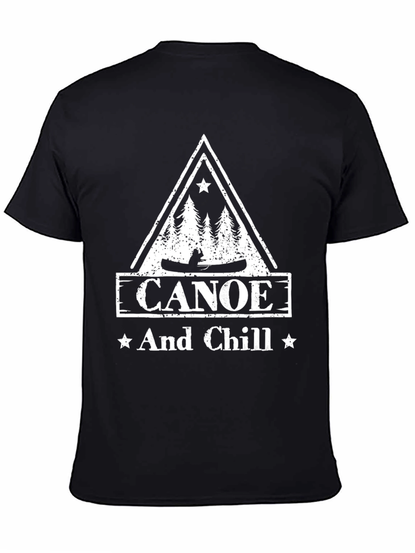 Canoe And Chill Black T-Shirt