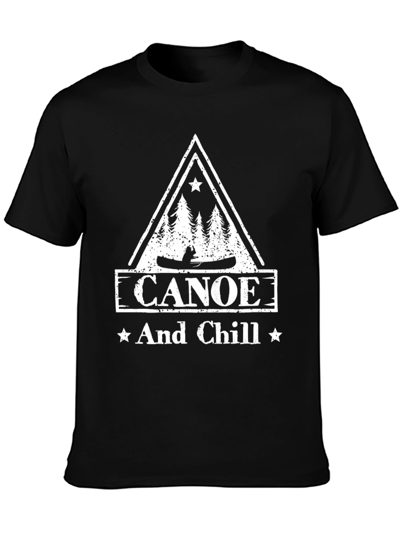 Canoe And Chill Black T-Shirt