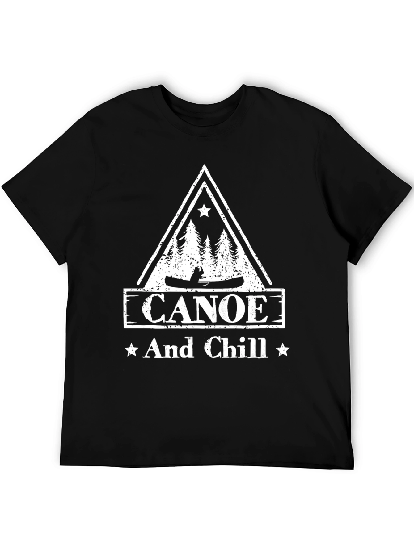 Canoe And Chill Black T-Shirt