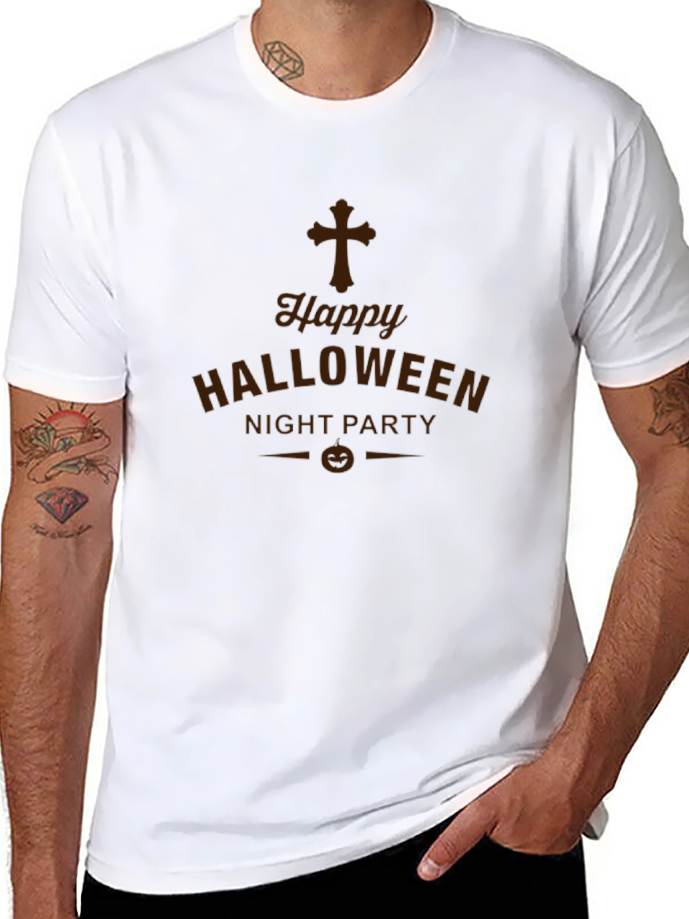 Happy Halloween Night Party Graphic T-Shirt