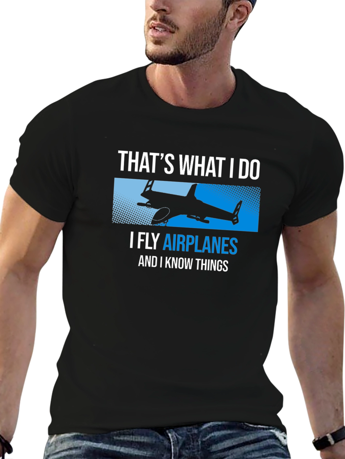 I Fly Airplanes Funny T-Shirt