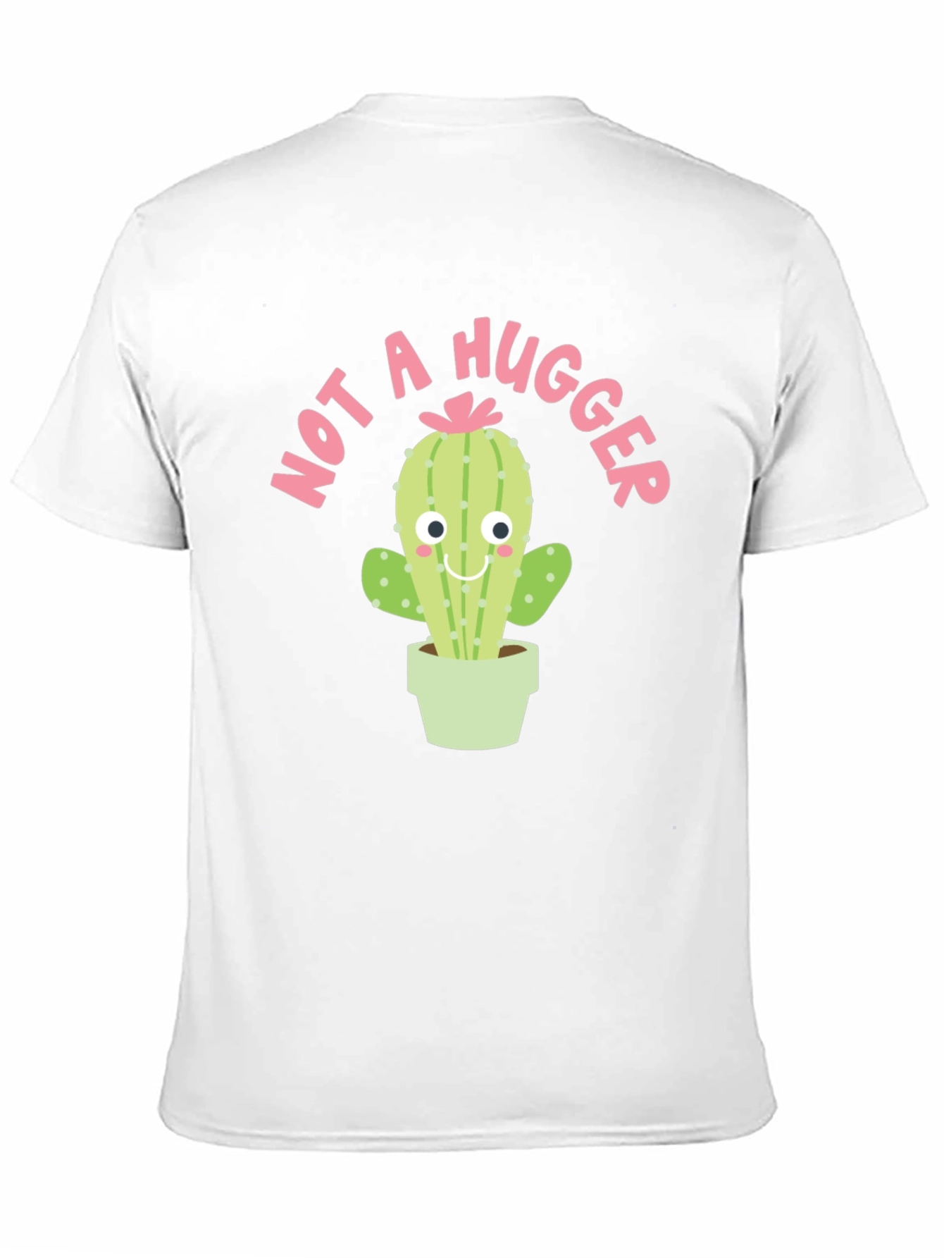 Not A Hugger Cactus Graphic T-Shirt