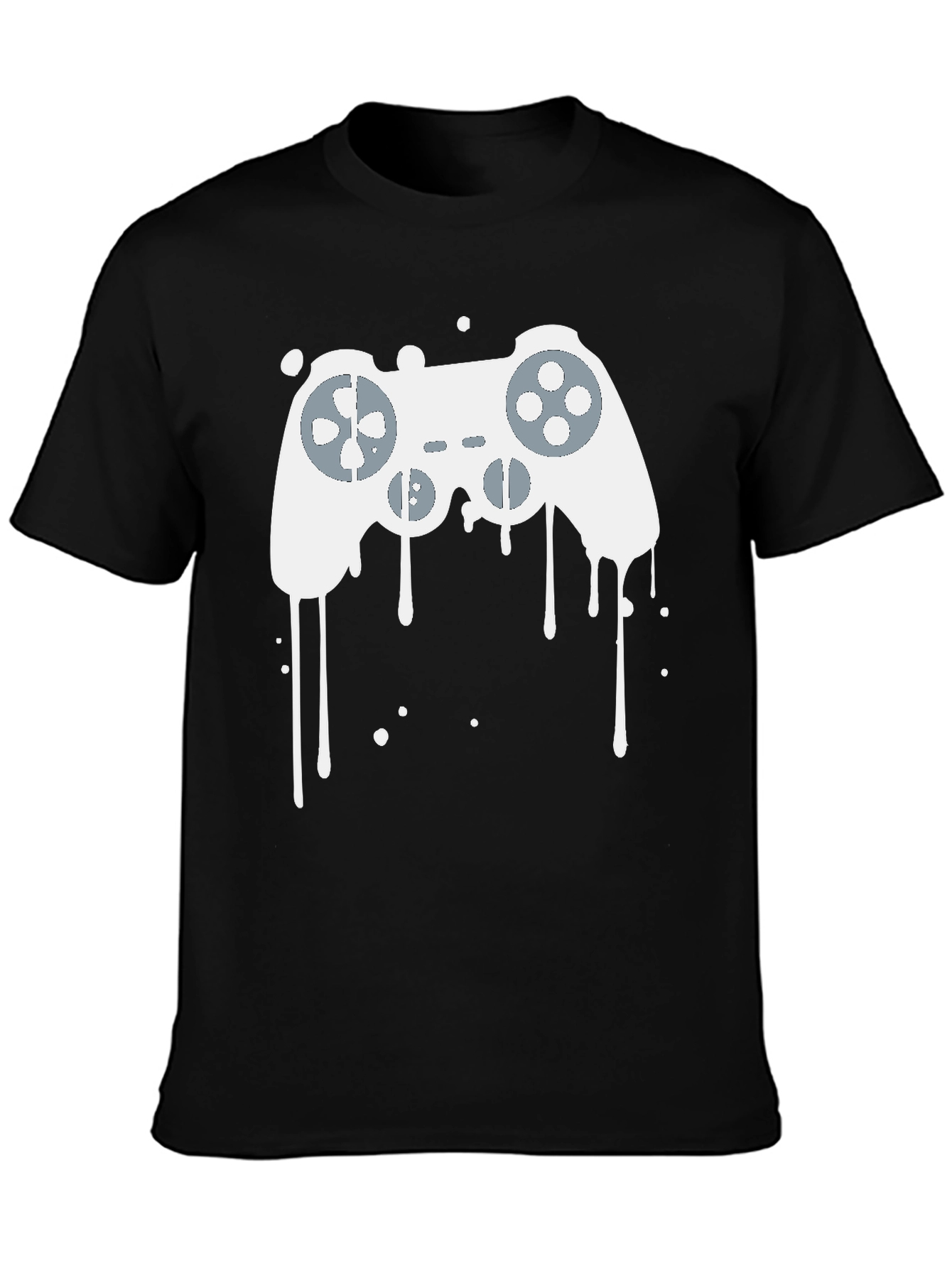 Gaming Controller Graphic Tee - Black