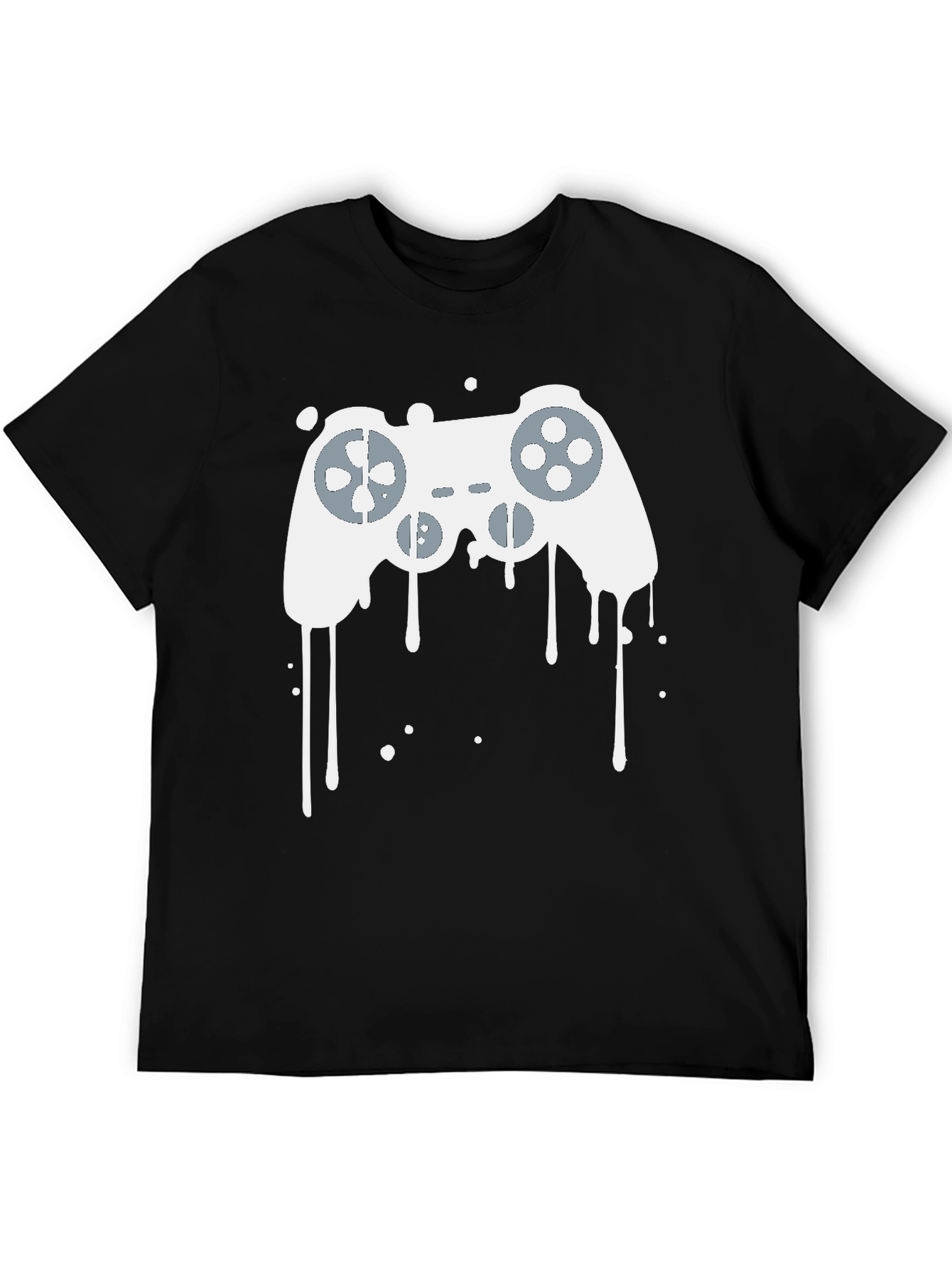Gaming Controller Graphic Tee - Black