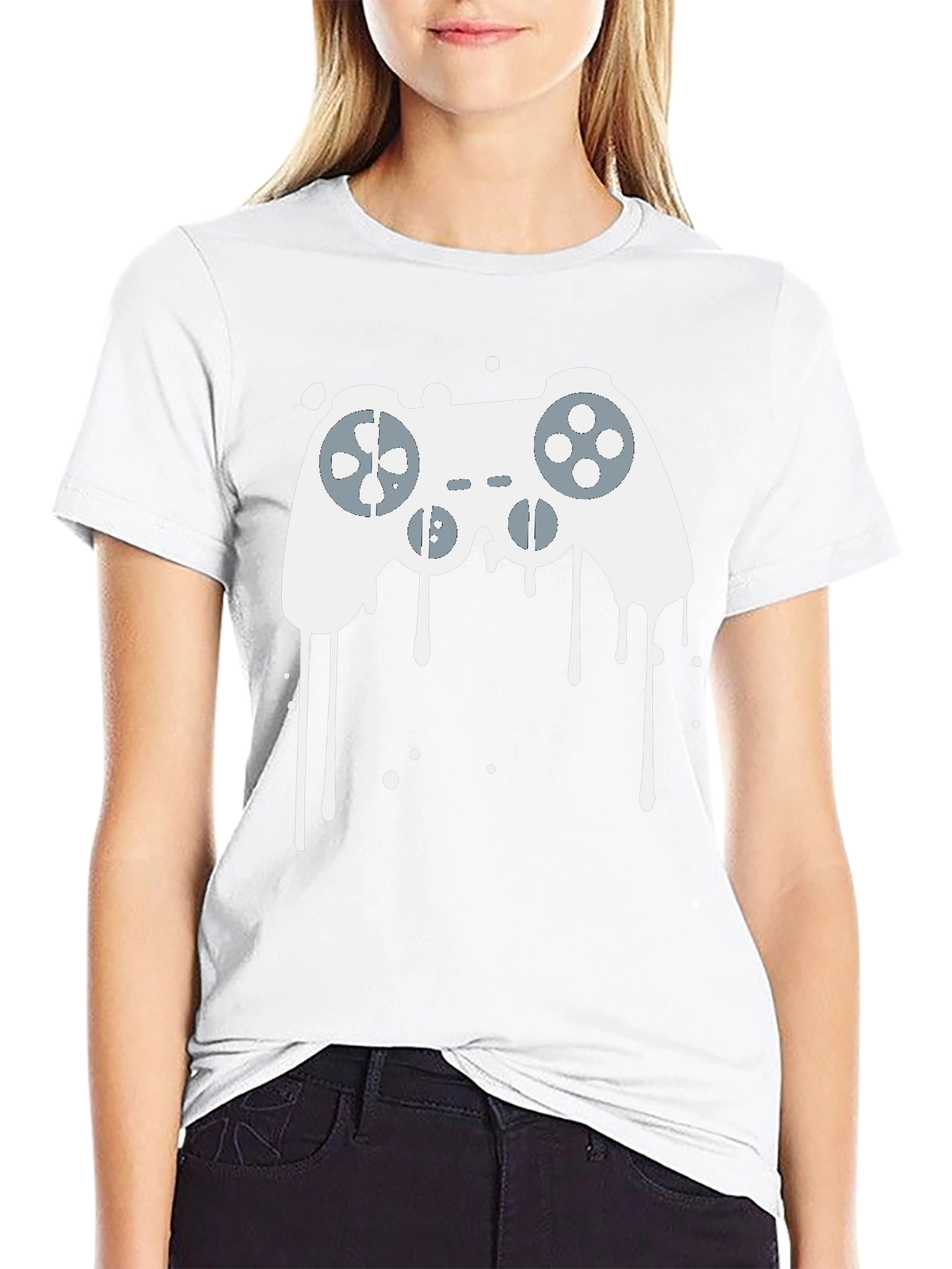 Gaming Controller Graphic Tee - Black