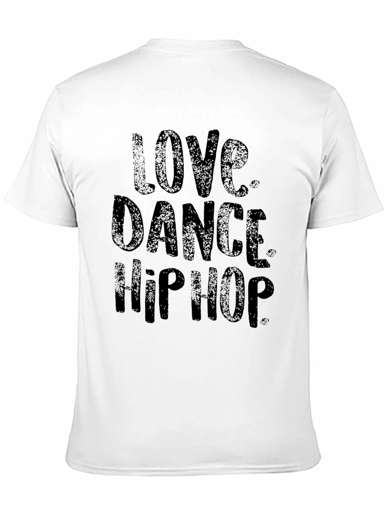 Love Dance Hip Hop Mens Black T-Shirt