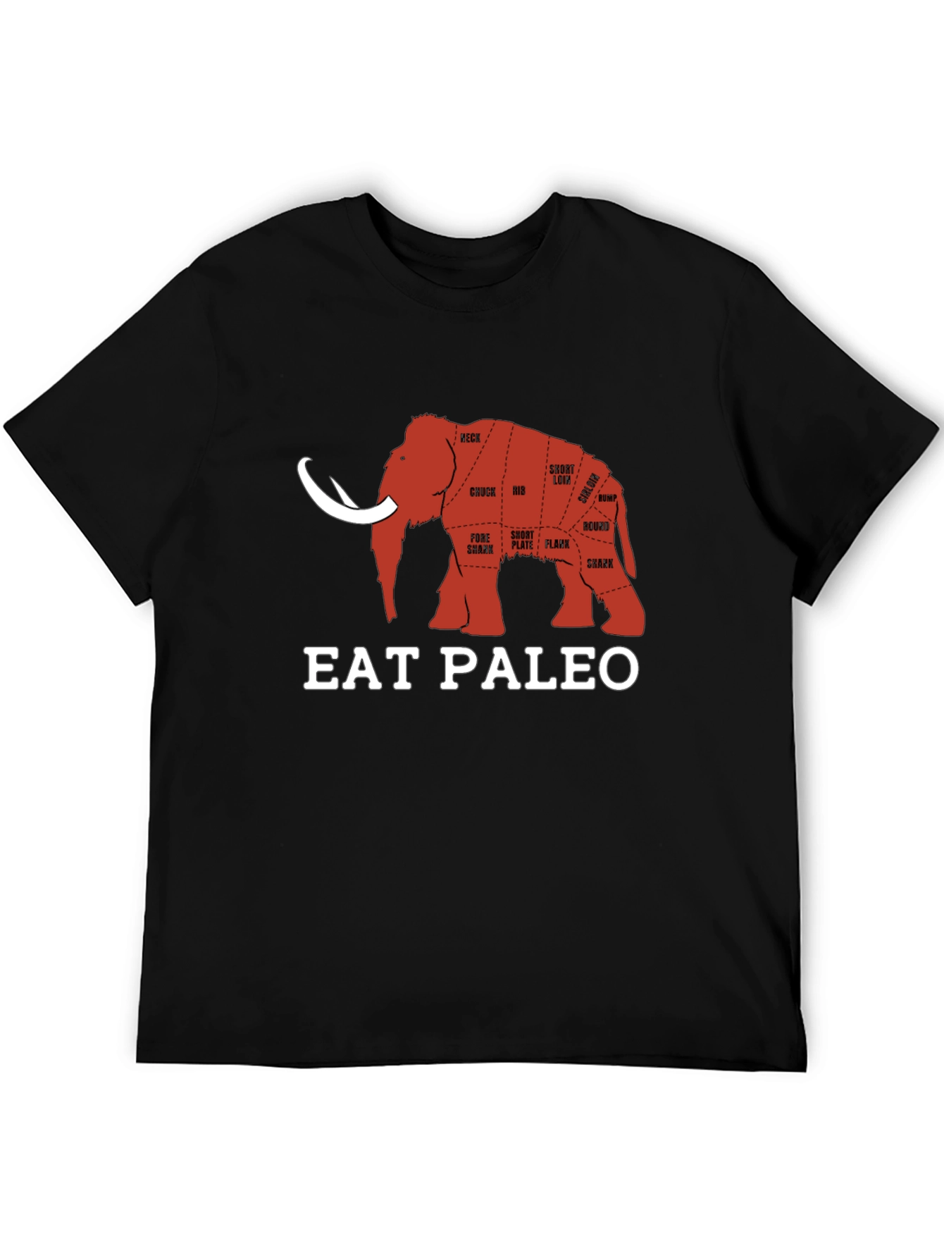 Eat Paleo Mammoth Meat Cuts T-Shirt