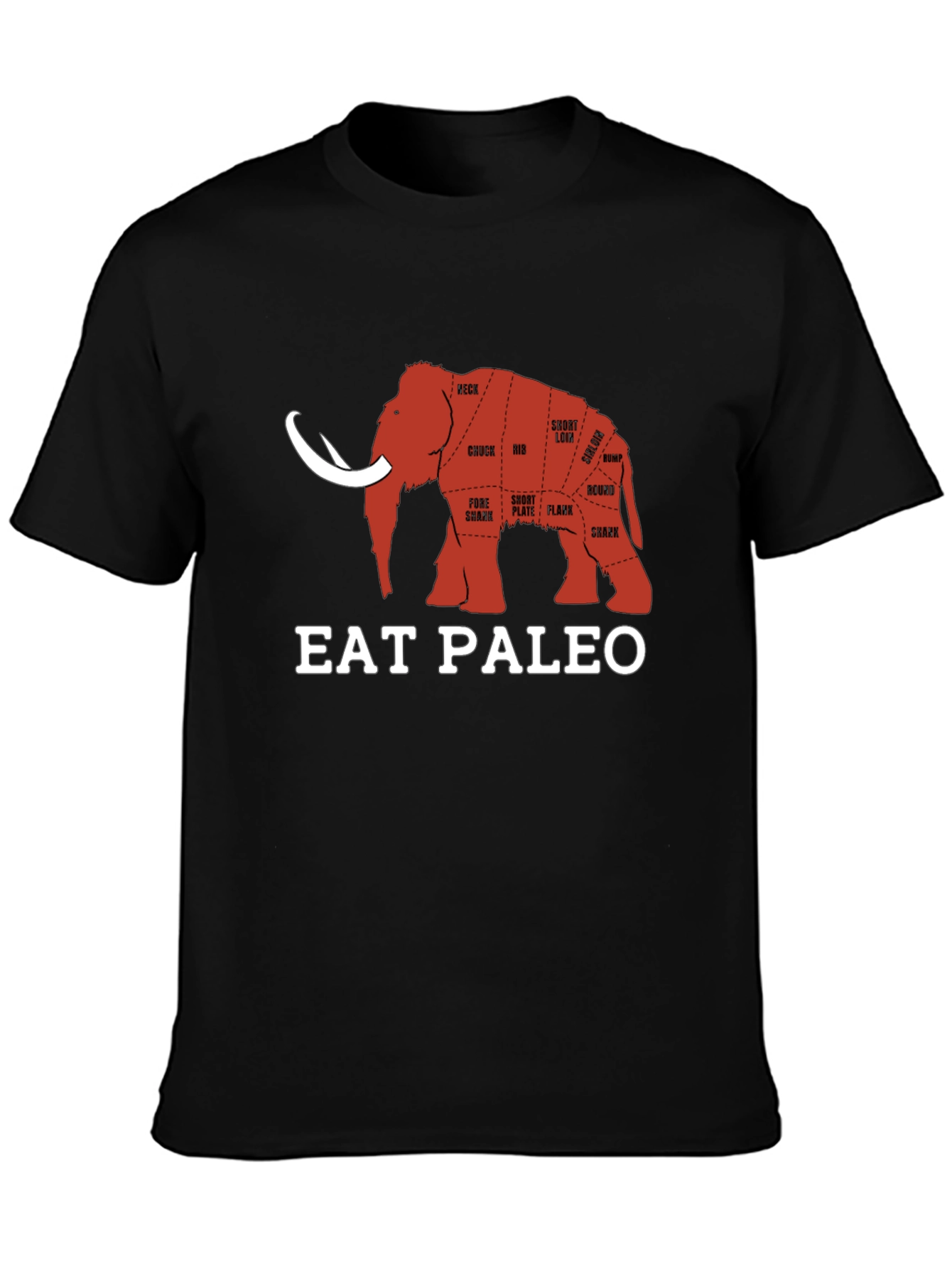 Eat Paleo Mammoth Meat Cuts T-Shirt