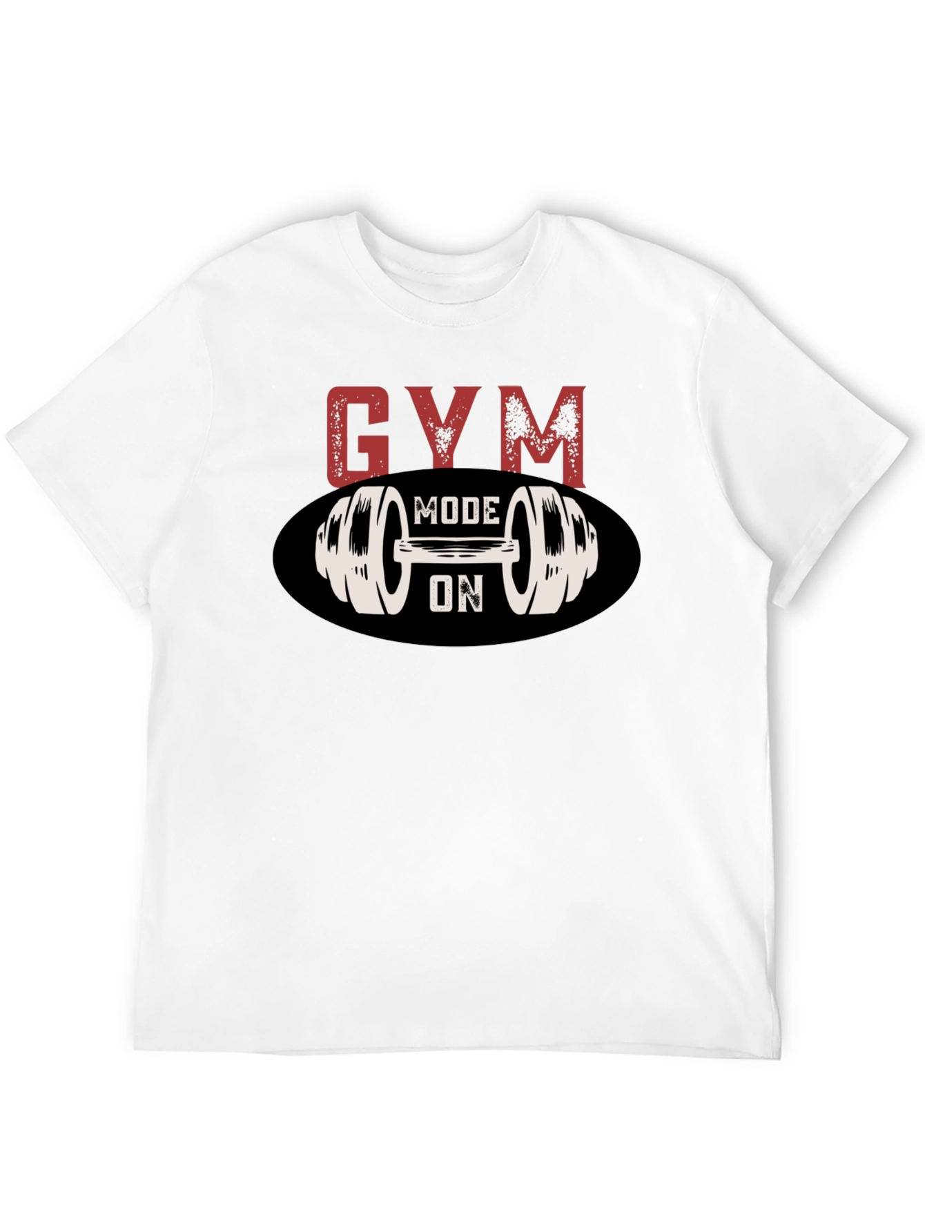 Gym Mode On Graphic Tee - Fitness T-Shirt