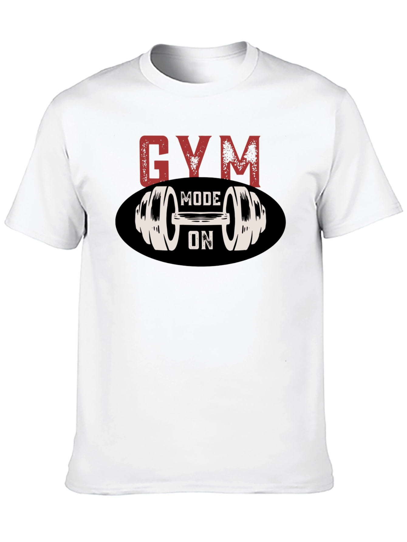 Gym Mode On Graphic Tee - Fitness T-Shirt