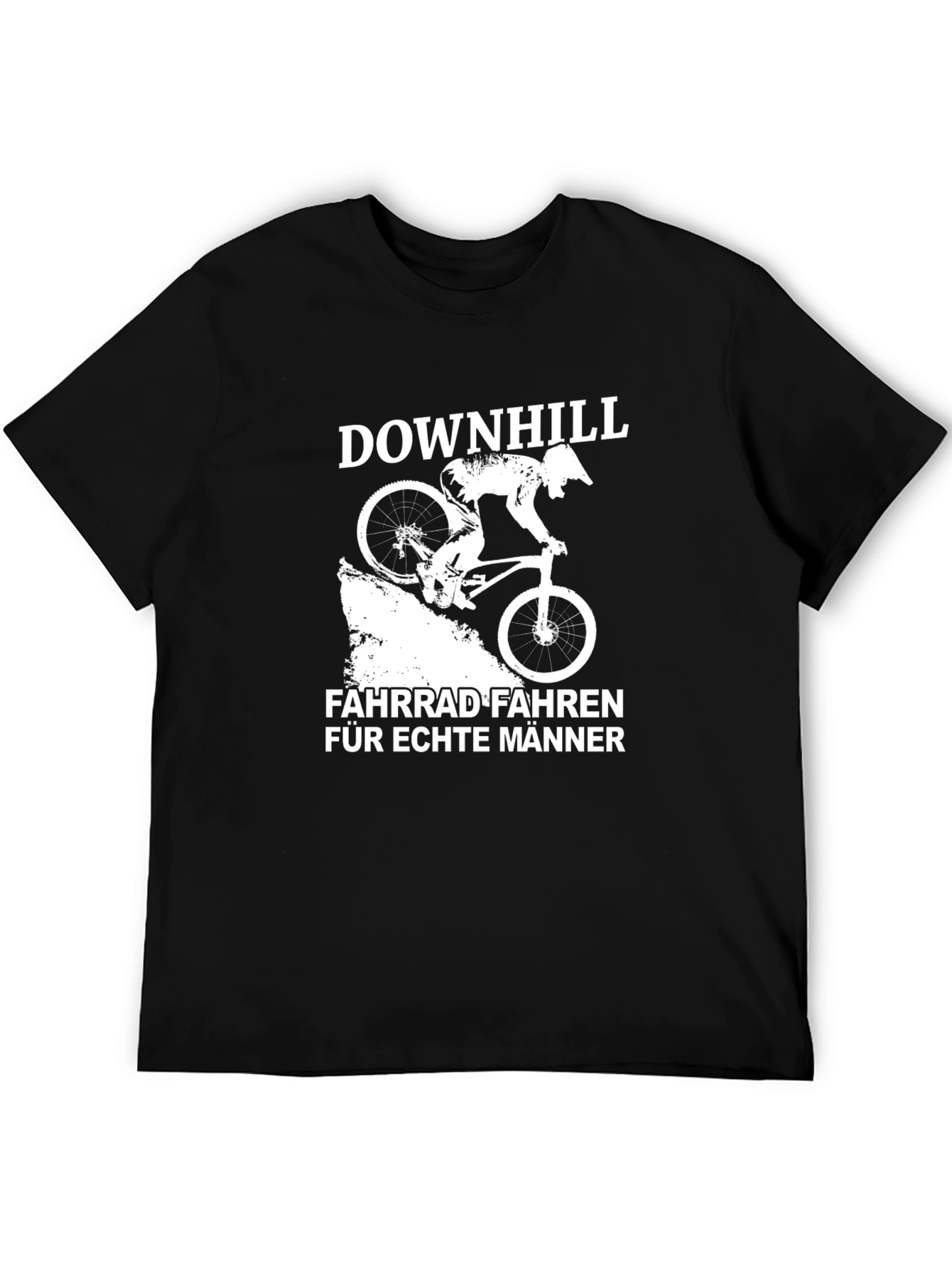 Downhill Biking T-Shirt - Fahrard Fahren Für Echte Männer