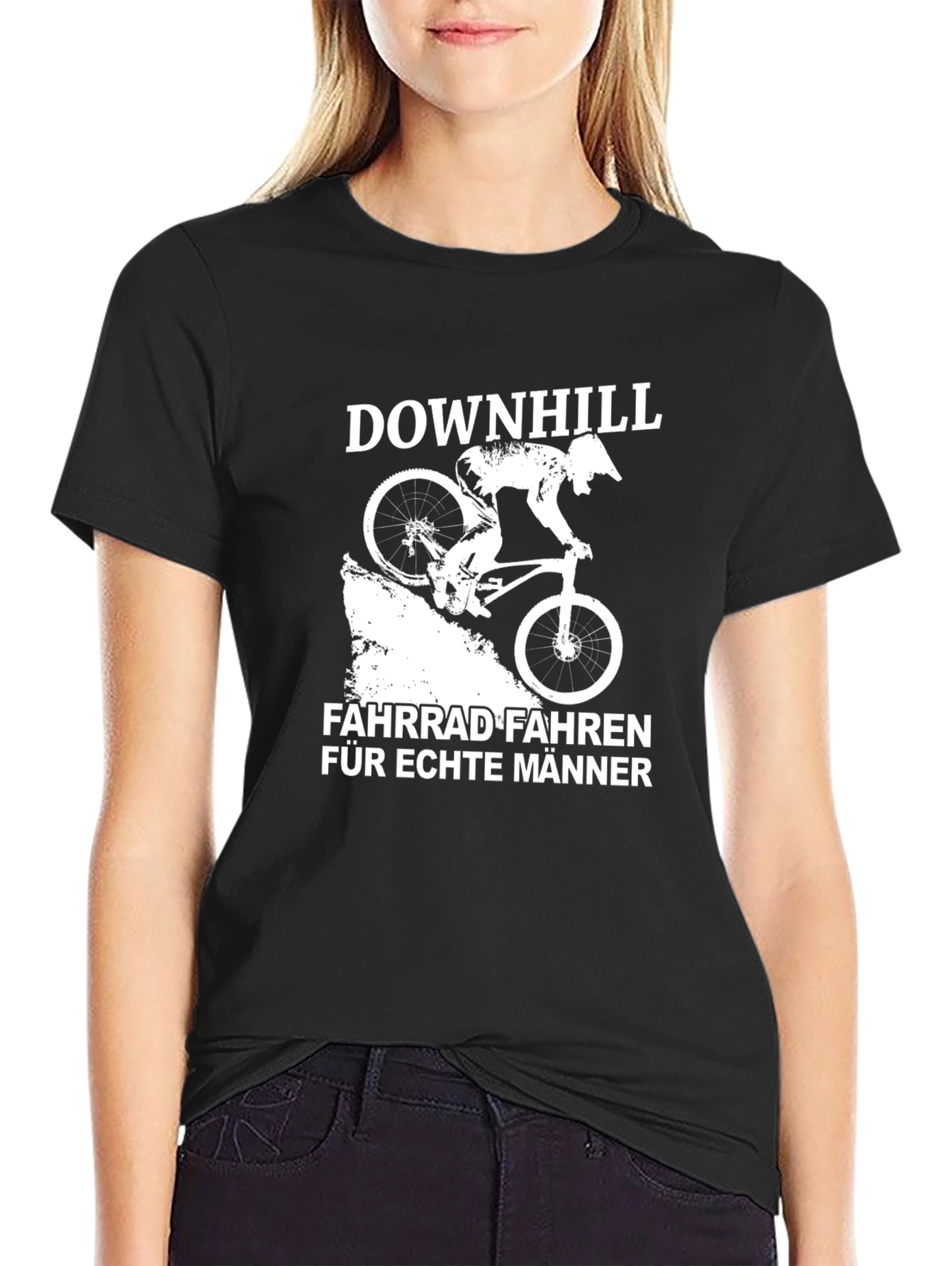 Downhill Biking T-Shirt - Fahrard Fahren Für Echte Männer