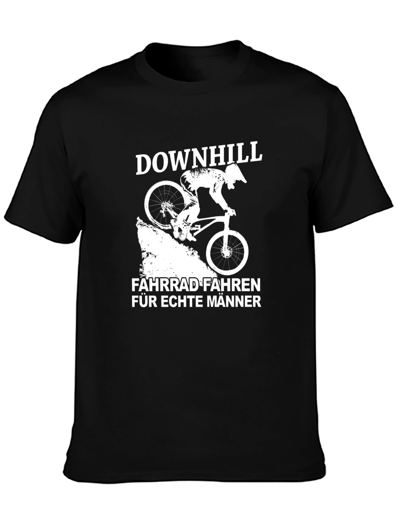 Downhill Biking T-Shirt - Fahrard Fahren Für Echte Männer
