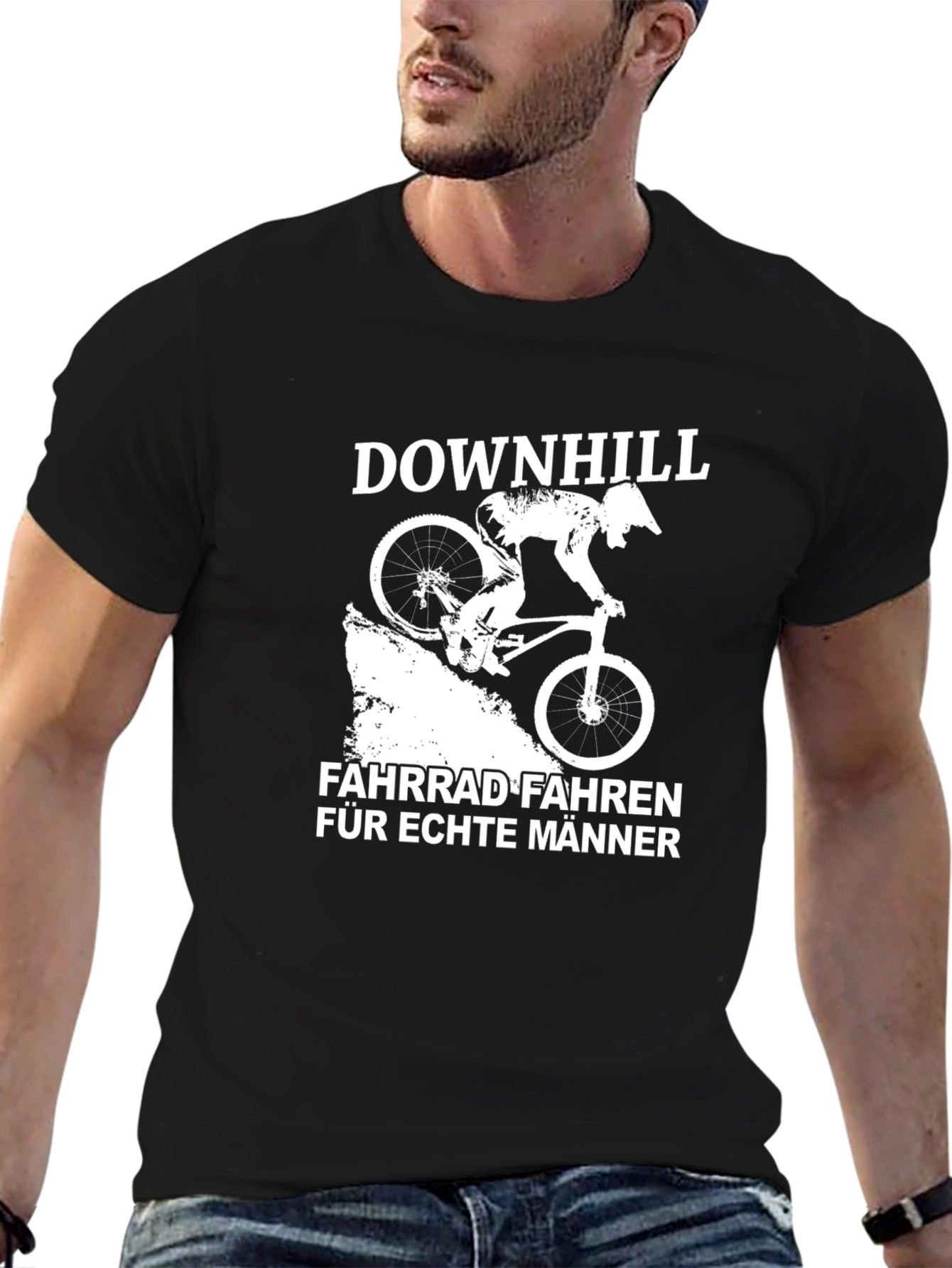 Downhill Biking T-Shirt - Fahrard Fahren Für Echte Männer